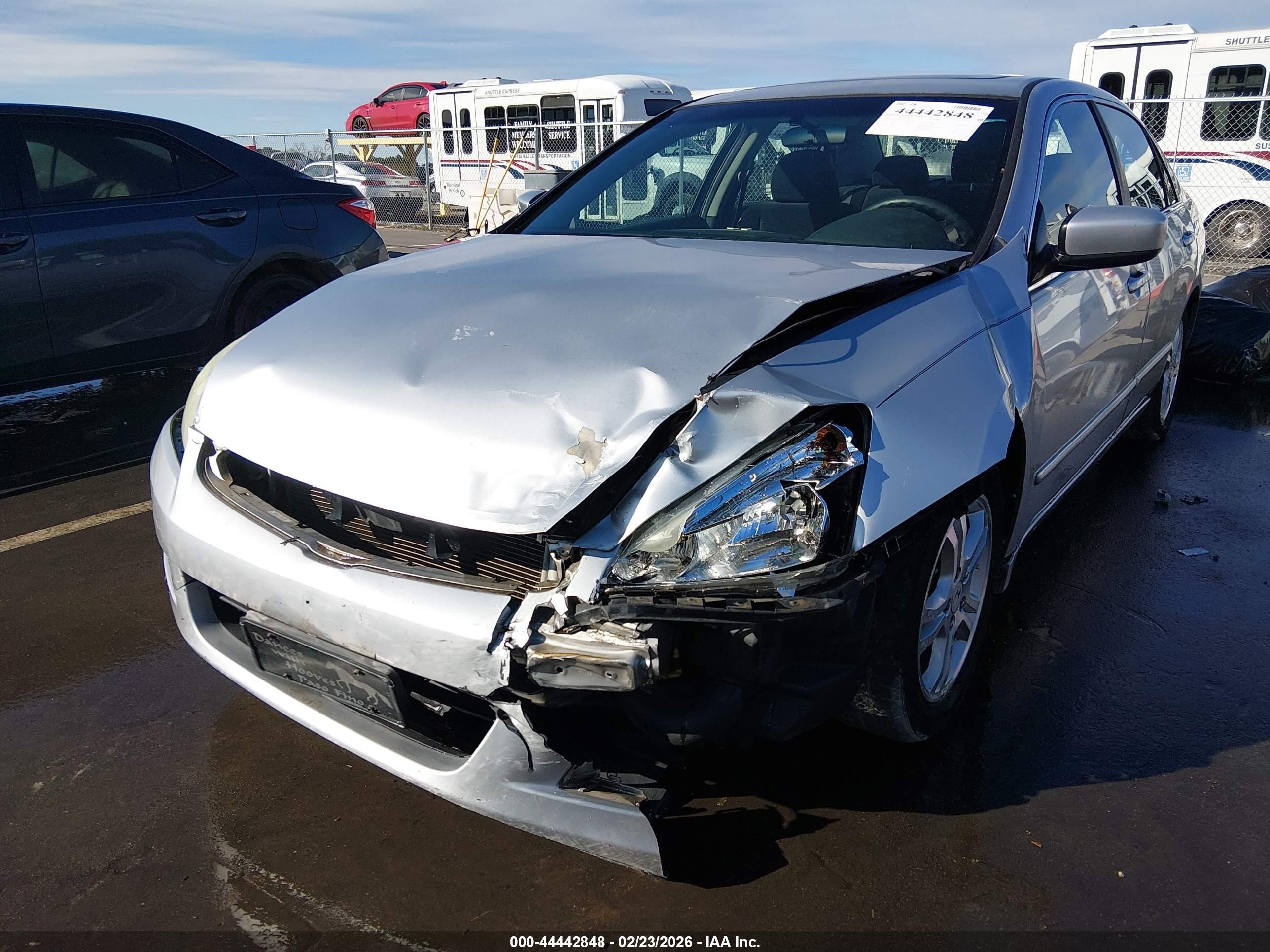 2006 Honda Accord 2.4 Ex Silver vin: 1HGCM56796A073066
