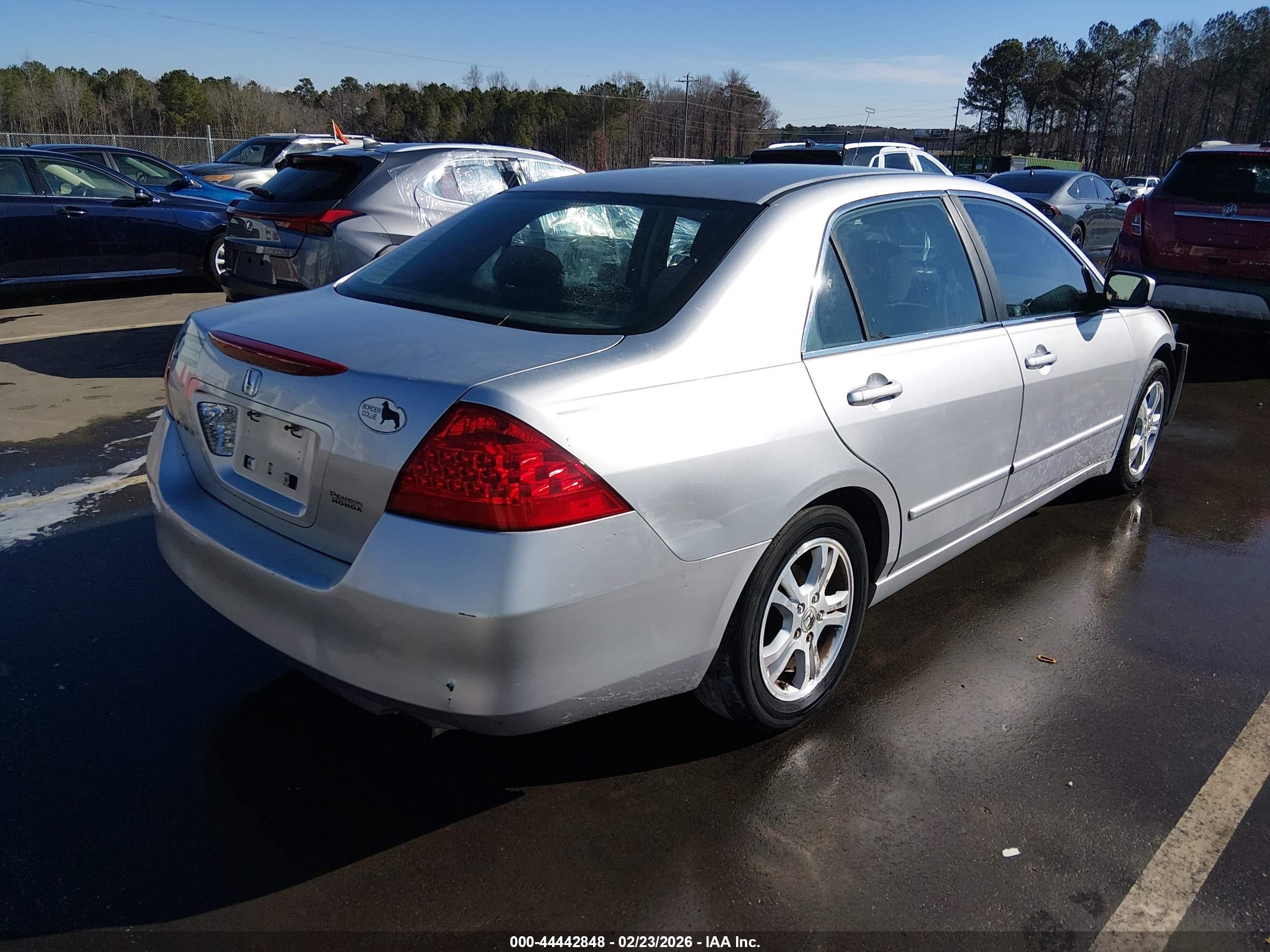 2006 Honda Accord 2.4 Ex Silver vin: 1HGCM56796A073066