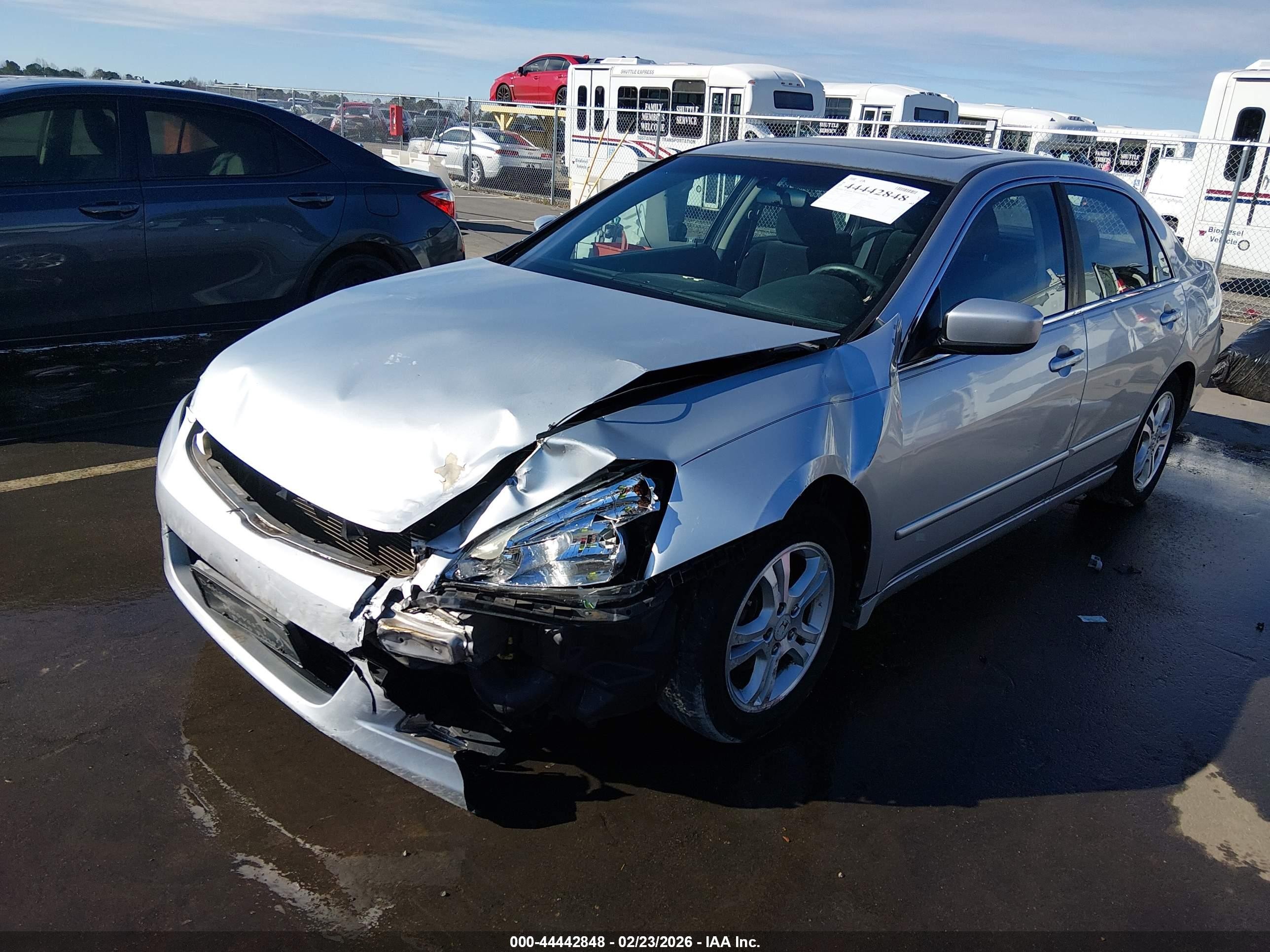 2006 Honda Accord 2.4 Ex Silver vin: 1HGCM56796A073066