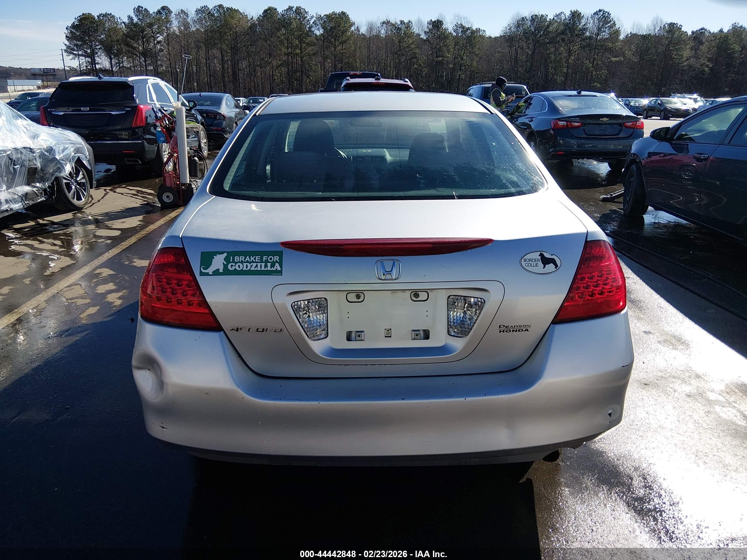 2006 Honda Accord 2.4 Ex Silver vin: 1HGCM56796A073066