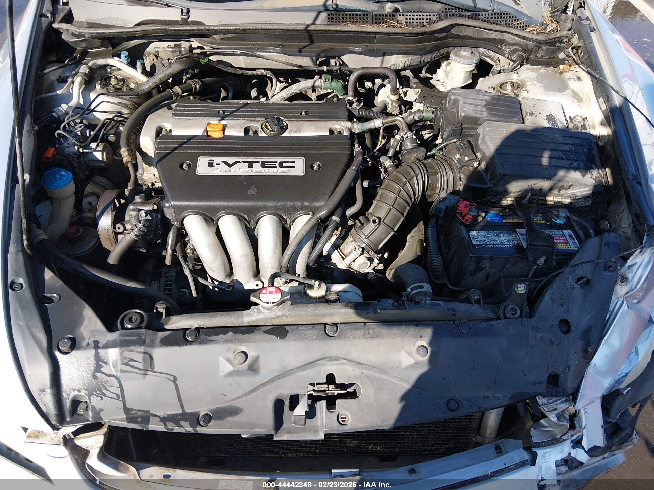 2006 Honda Accord 2.4 Ex Silver vin: 1HGCM56796A073066