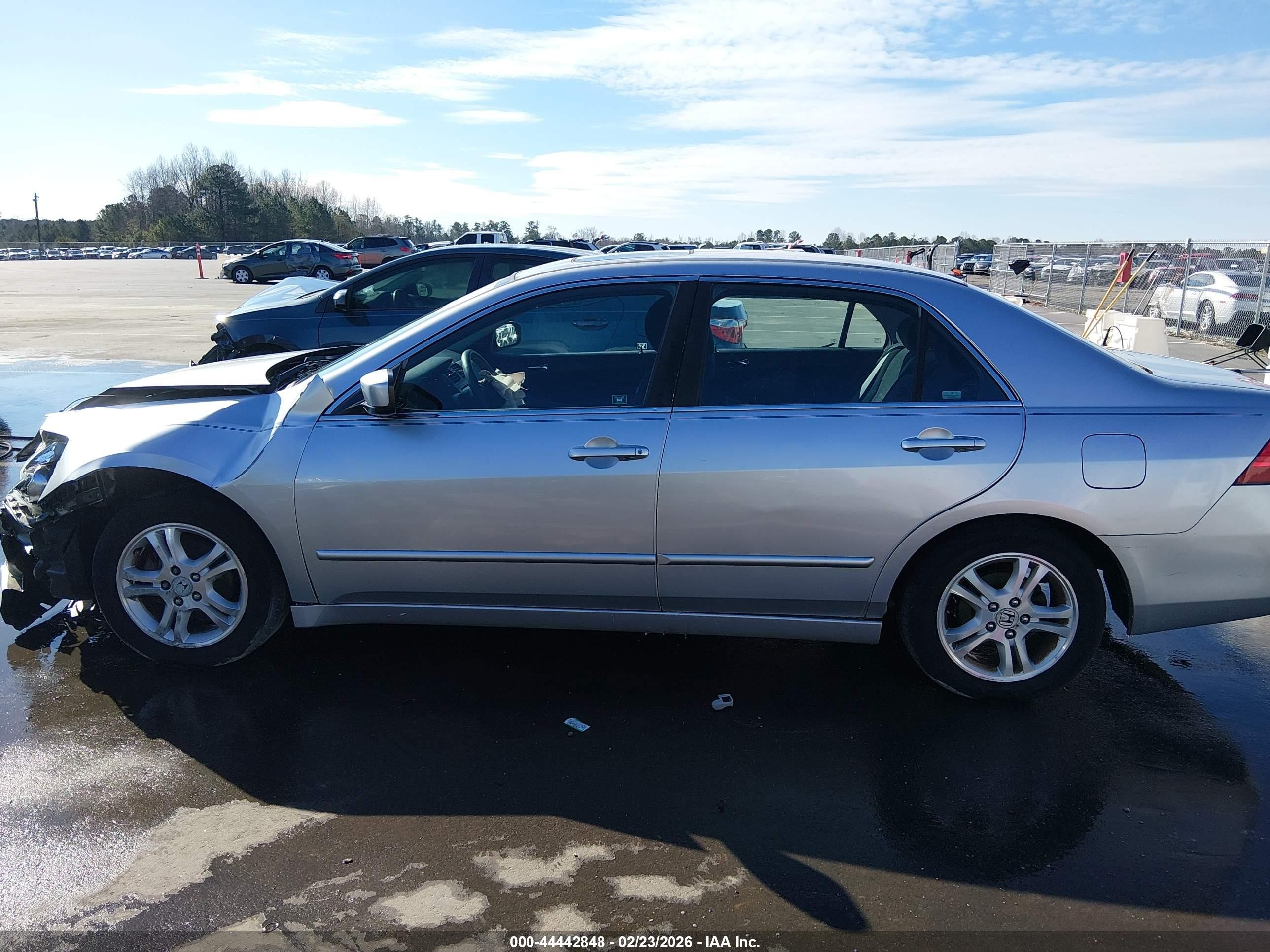 2006 Honda Accord 2.4 Ex Silver vin: 1HGCM56796A073066