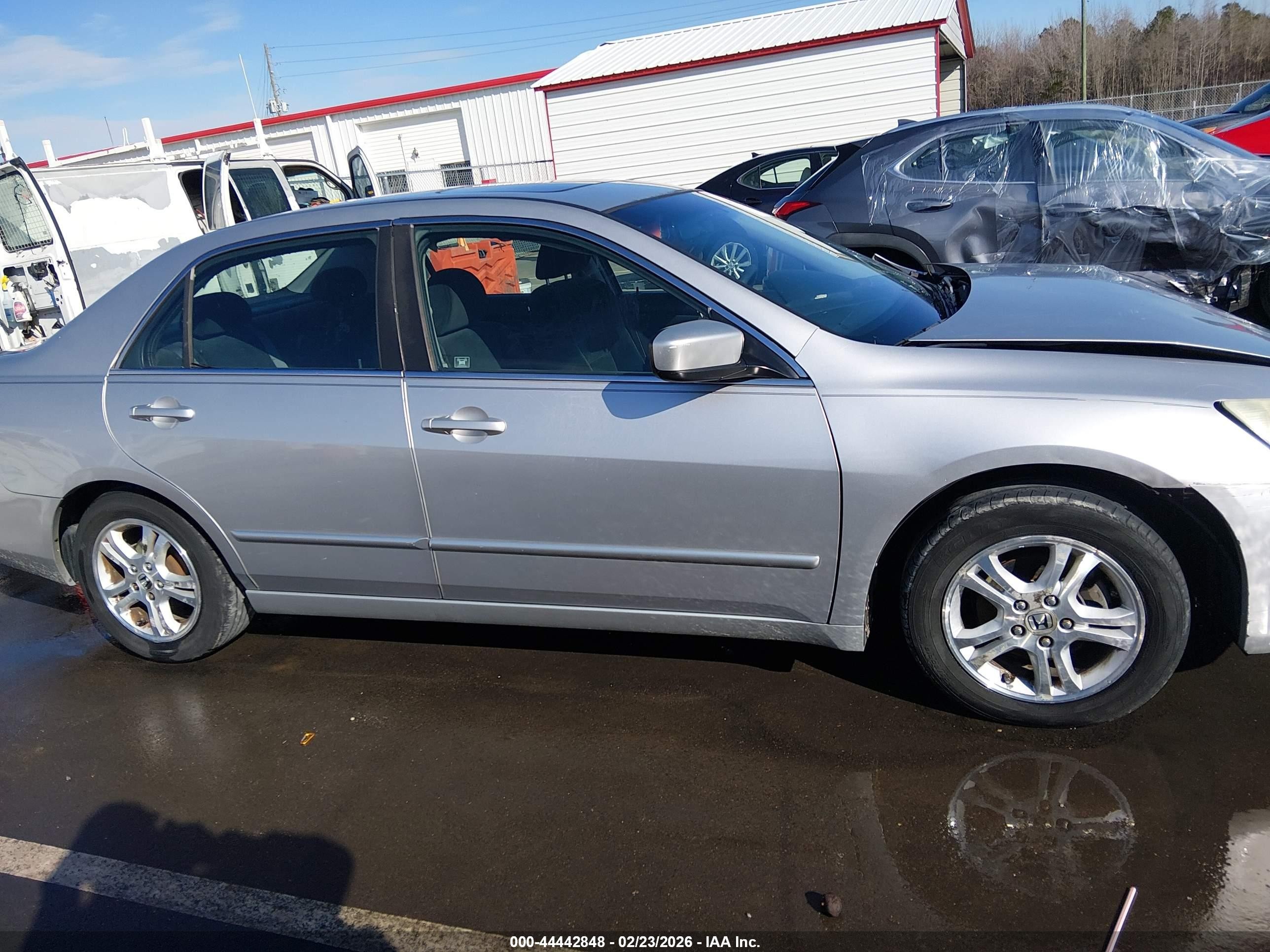 2006 Honda Accord 2.4 Ex Silver vin: 1HGCM56796A073066