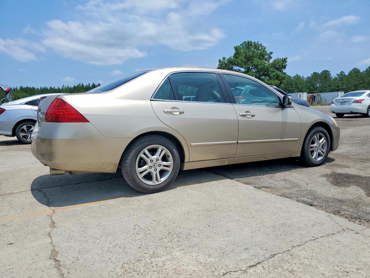 2006 Honda Accord Ex Tan vin: 1HGCM56796A152740