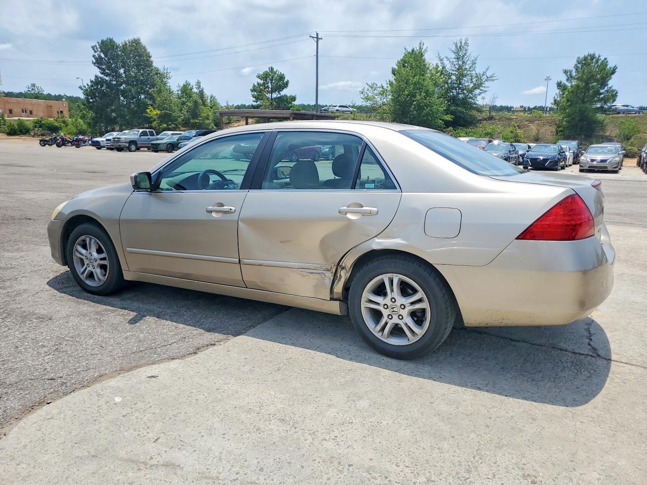 2006 Honda Accord Ex Tan vin: 1HGCM56796A152740