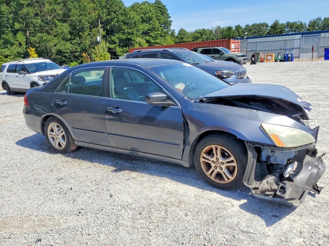 2006 Honda Accord Ex Gray vin: 1HGCM56796A182577