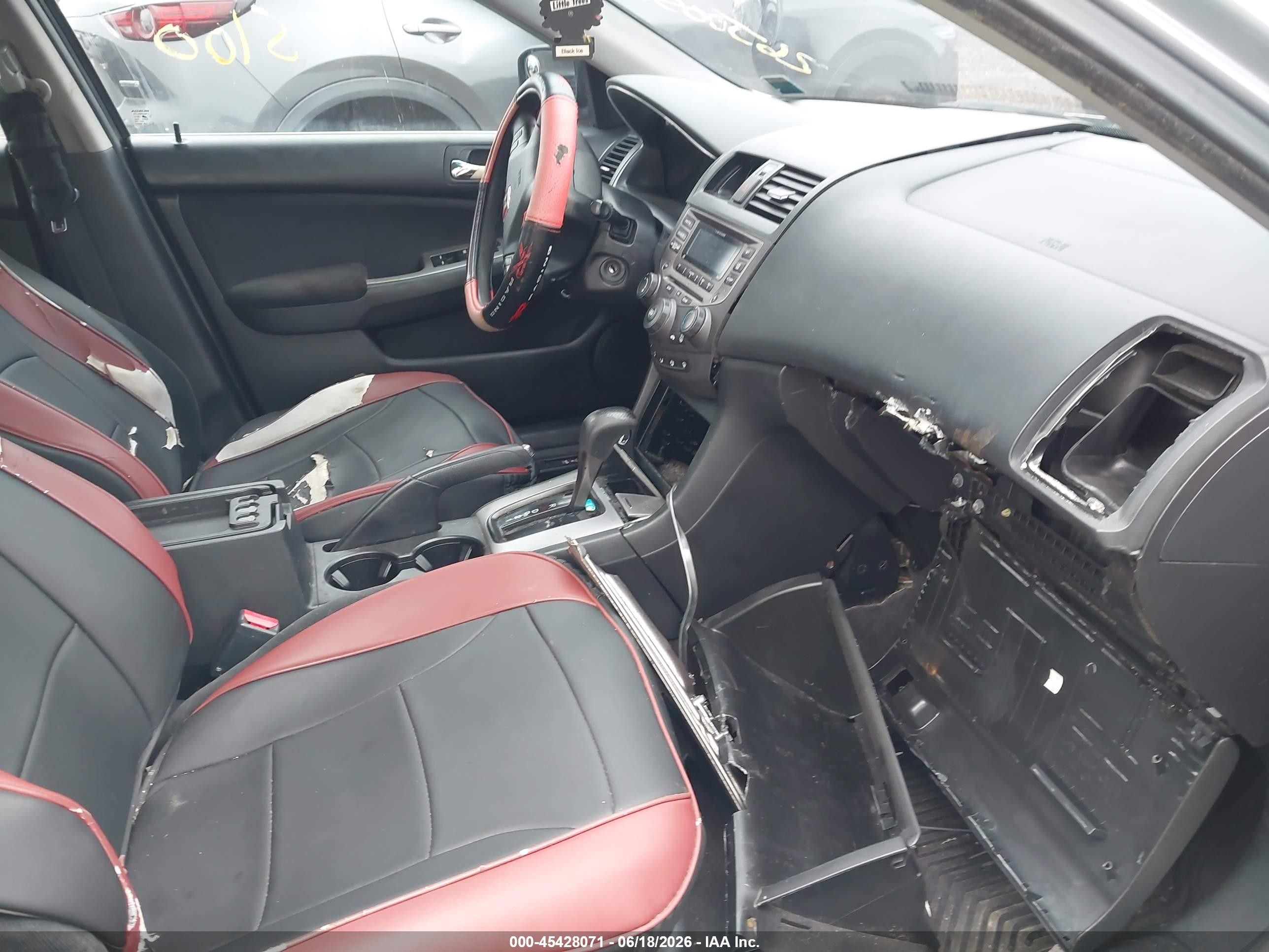 2007 Honda Accord 2.4 Ex Gray vin: 1HGCM56797A132232