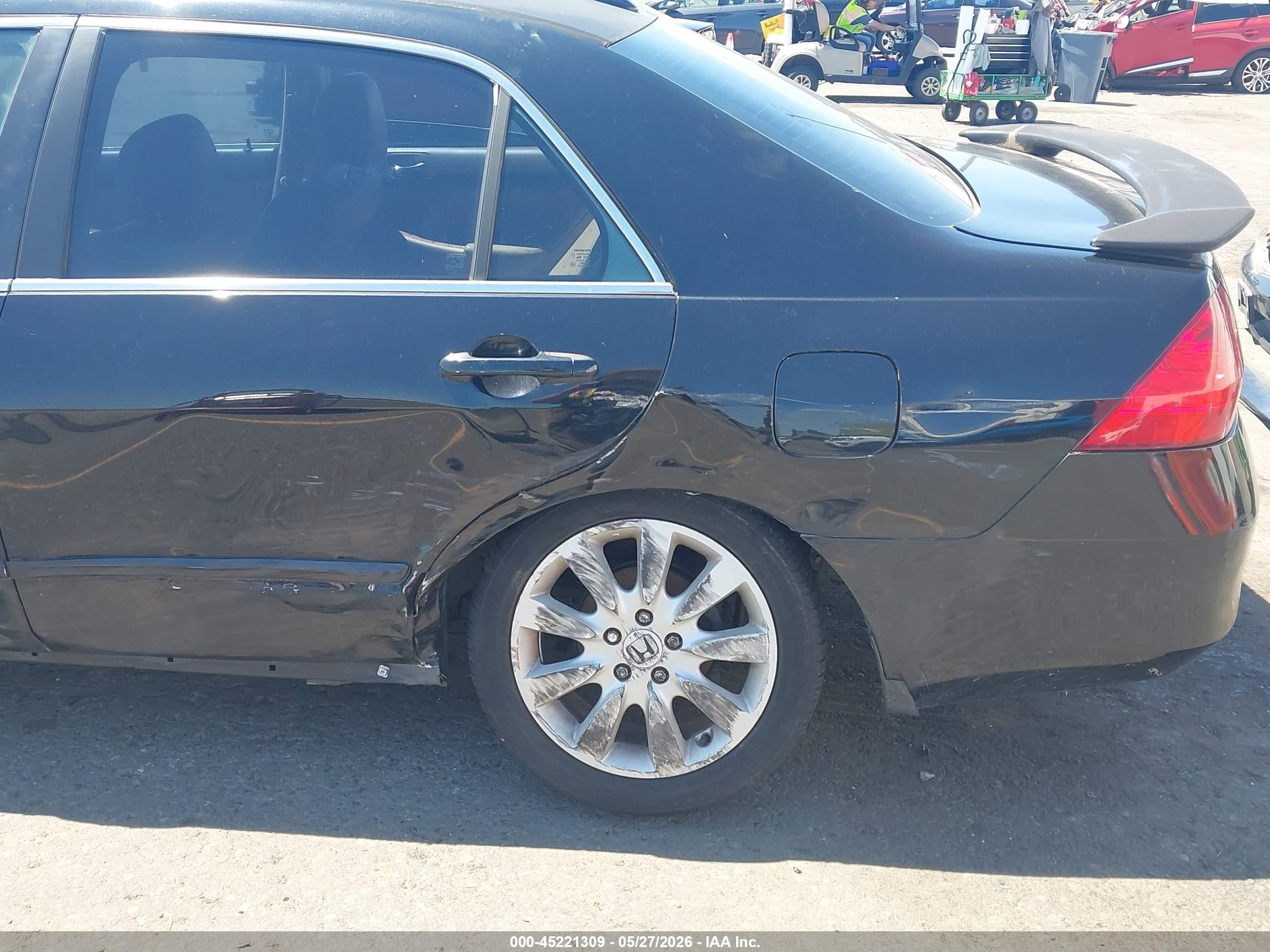 2007 Honda Accord 2.4 Ex Black vin: 1HGCM56797A150407