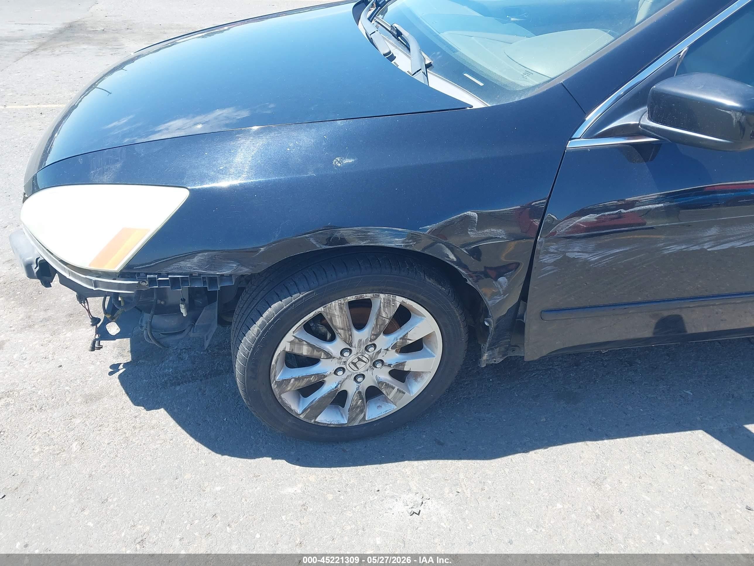 2007 Honda Accord 2.4 Ex Black vin: 1HGCM56797A150407
