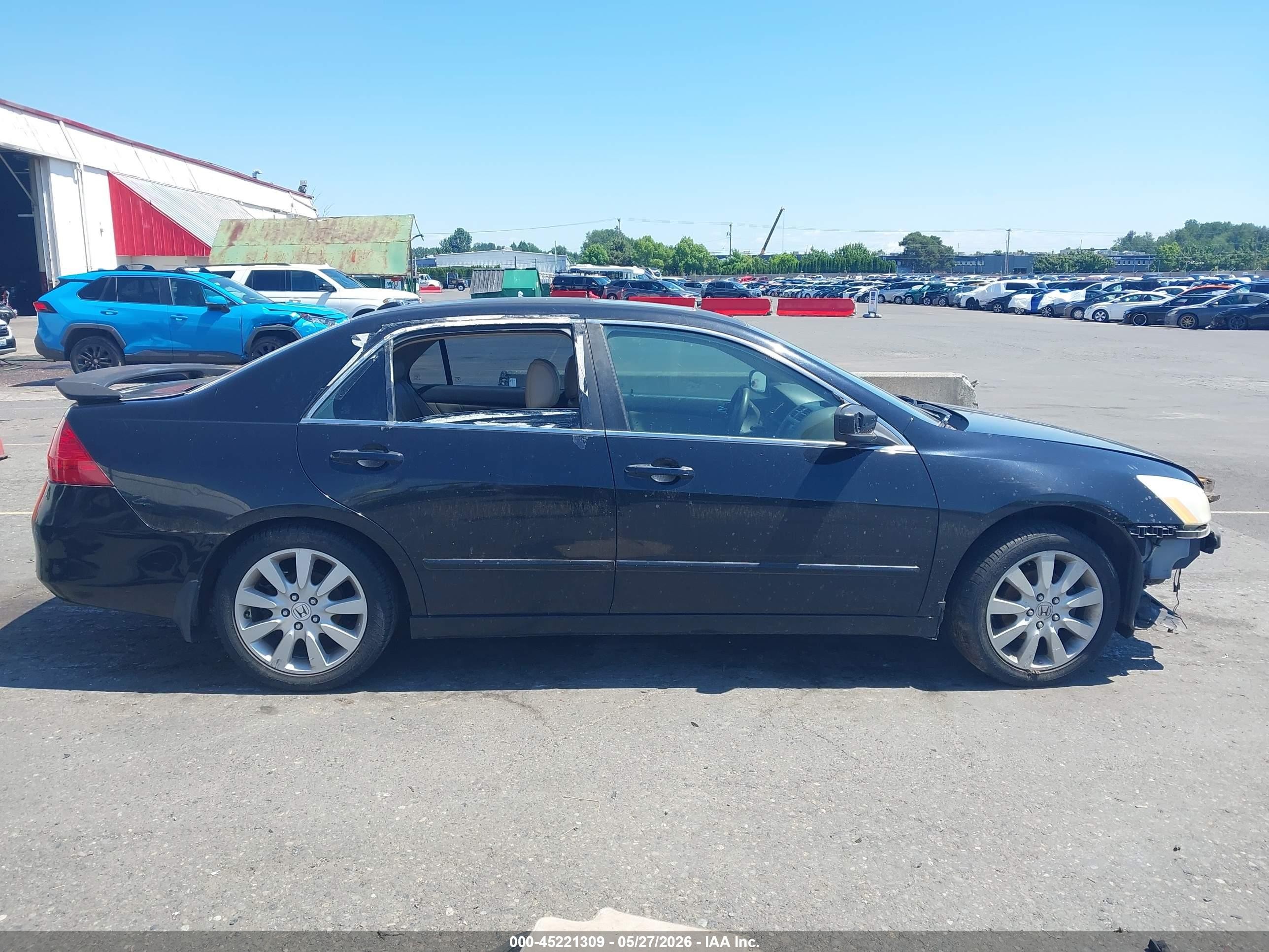 2007 Honda Accord 2.4 Ex Black vin: 1HGCM56797A150407