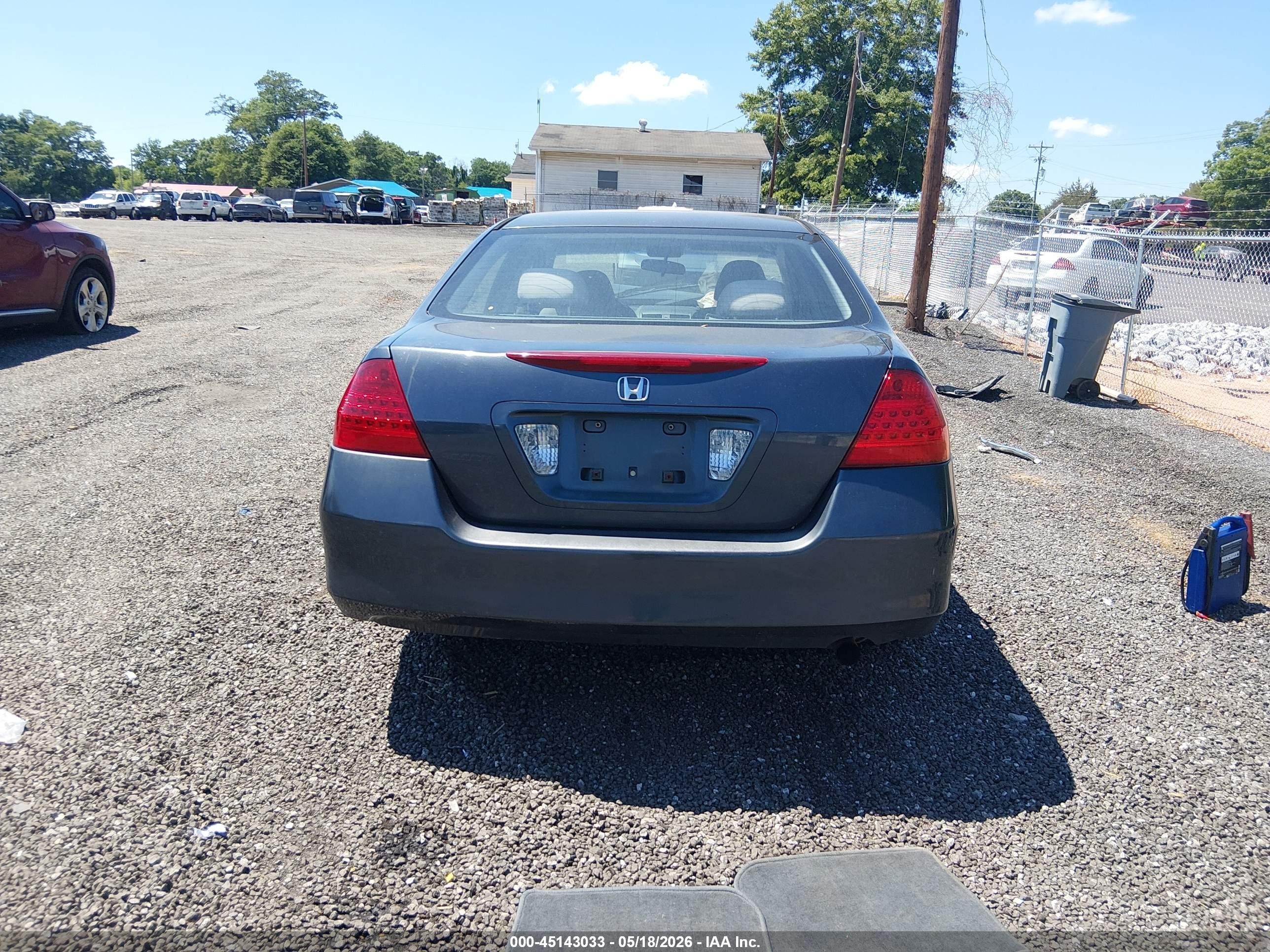 2007 Honda Accord 2.4 Ex Green vin: 1HGCM56797A209598