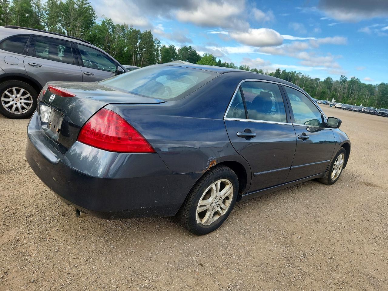 2007 Honda Accord Ex Gray vin: 1HGCM56797A805696