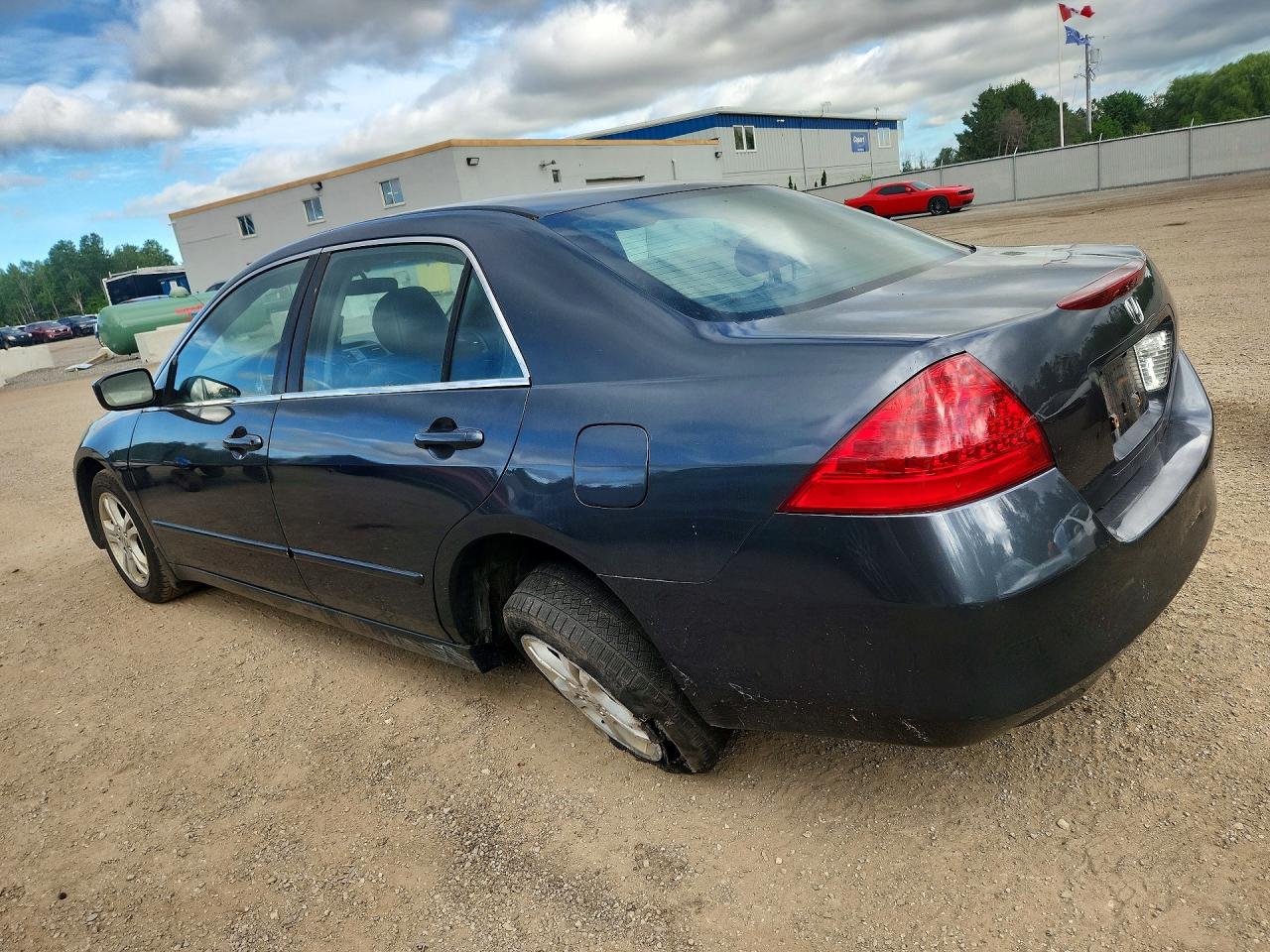 2007 Honda Accord Ex Gray vin: 1HGCM56797A805696