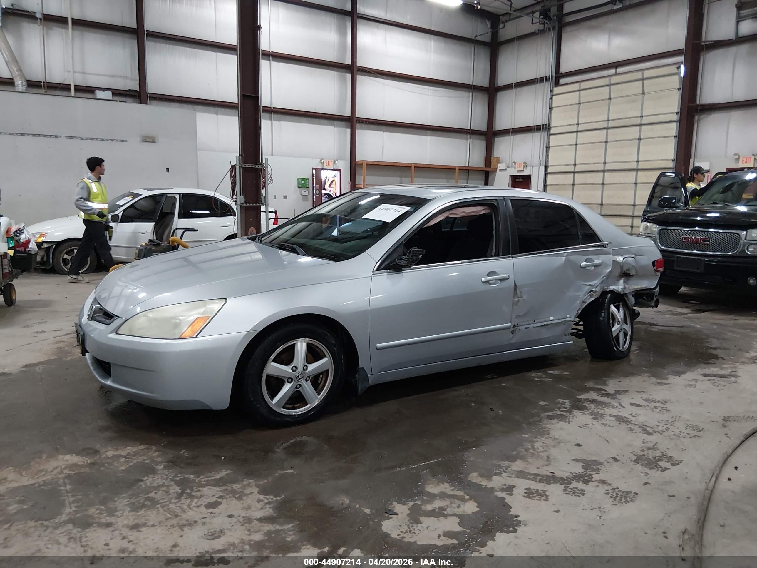 2004 Honda Accord 2.4 Ex Gray vin: 1HGCM567X4A020387