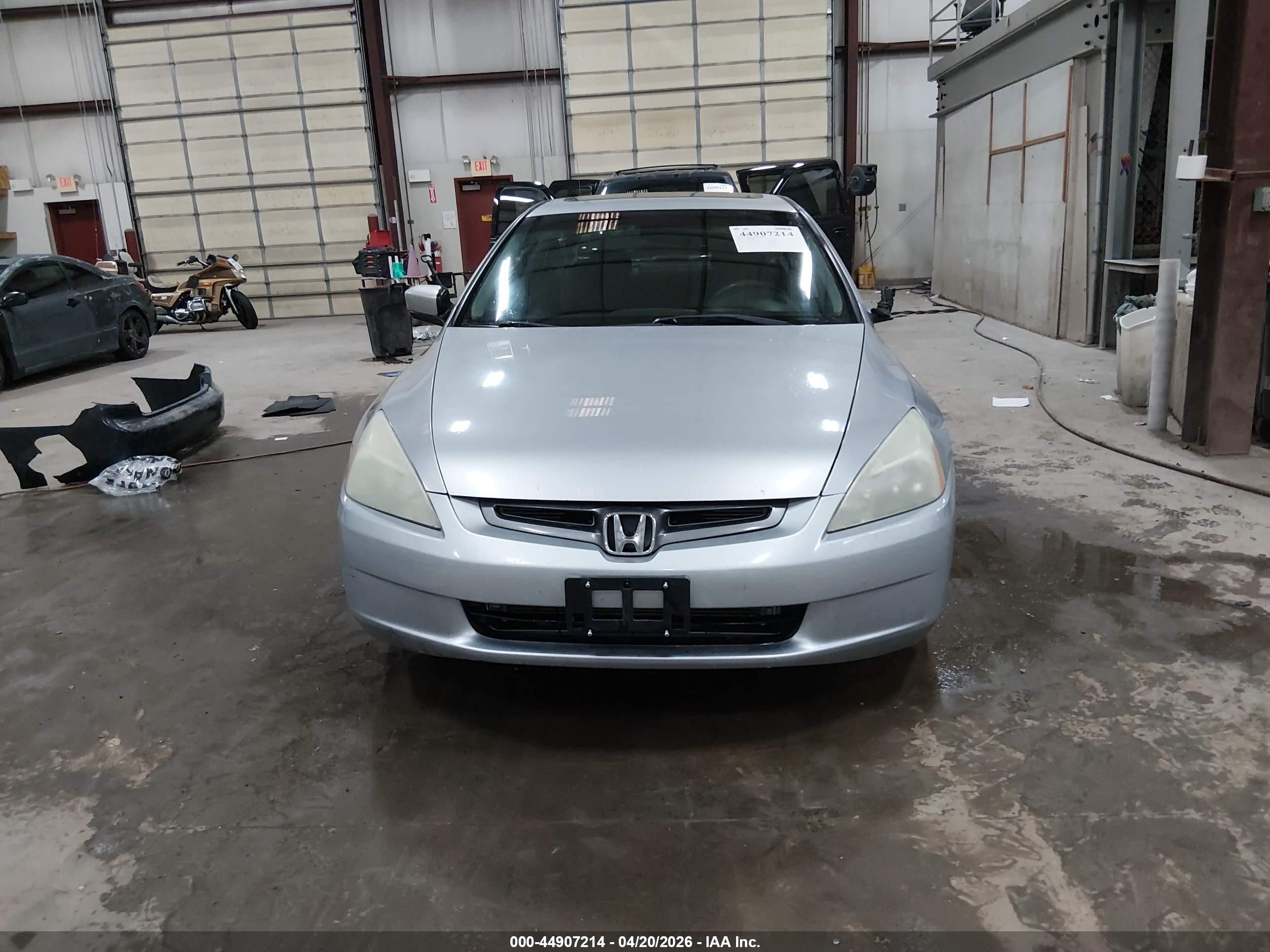 2004 Honda Accord 2.4 Ex Gray vin: 1HGCM567X4A020387