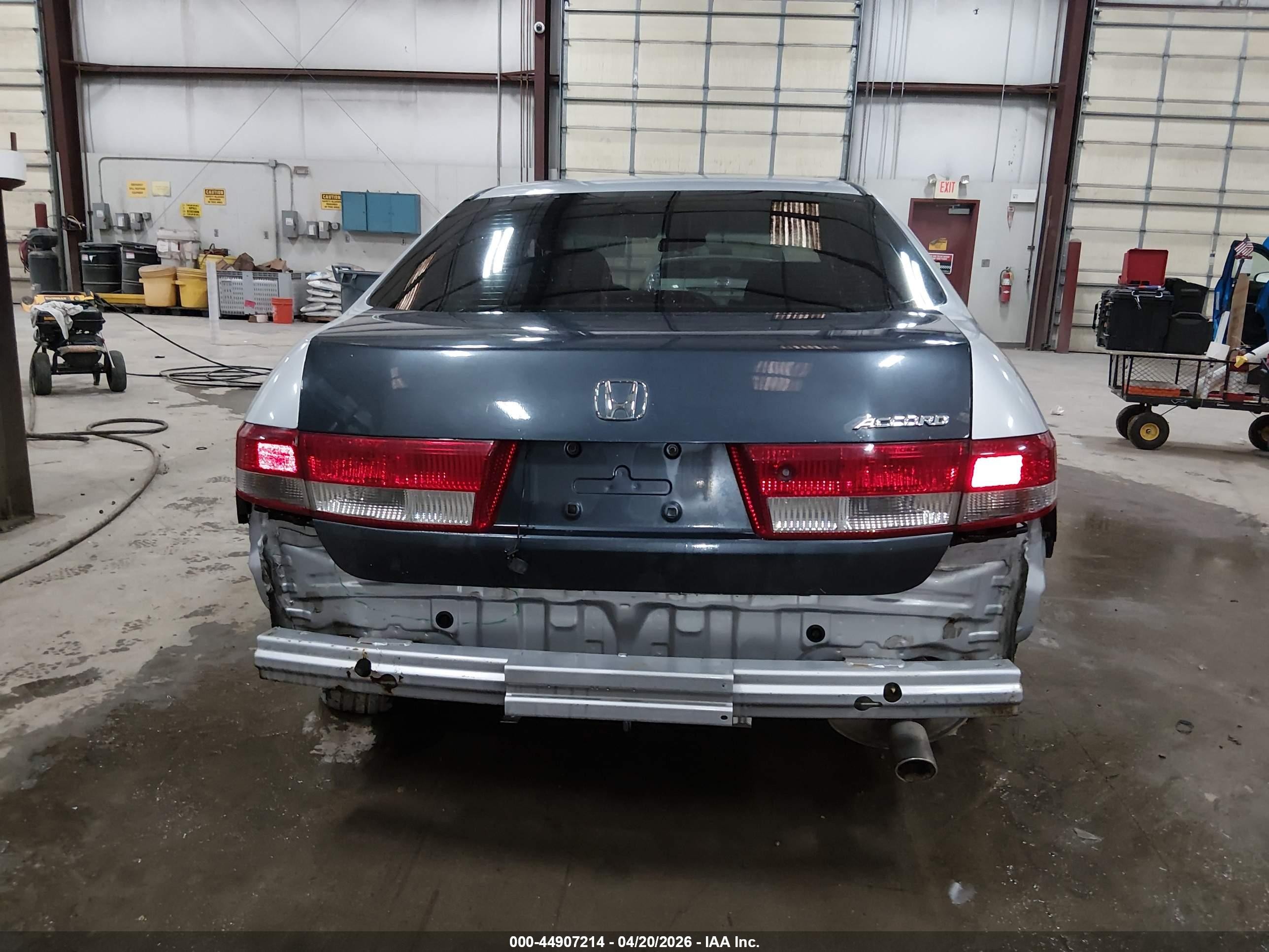 2004 Honda Accord 2.4 Ex Gray vin: 1HGCM567X4A020387