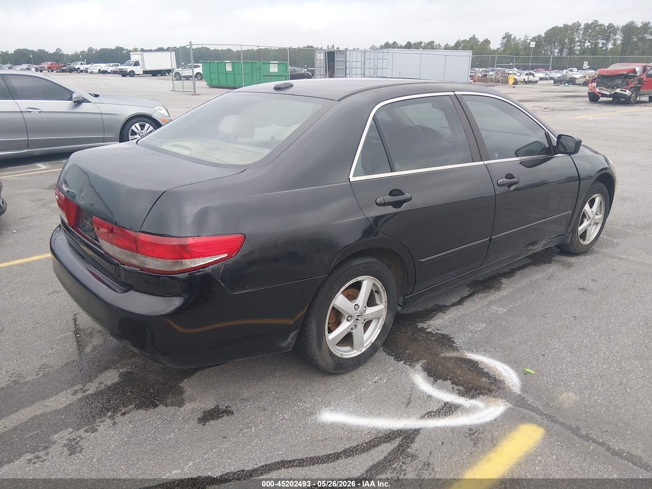 2004 Honda Accord 2.4 Ex Black vin: 1HGCM567X4A041367