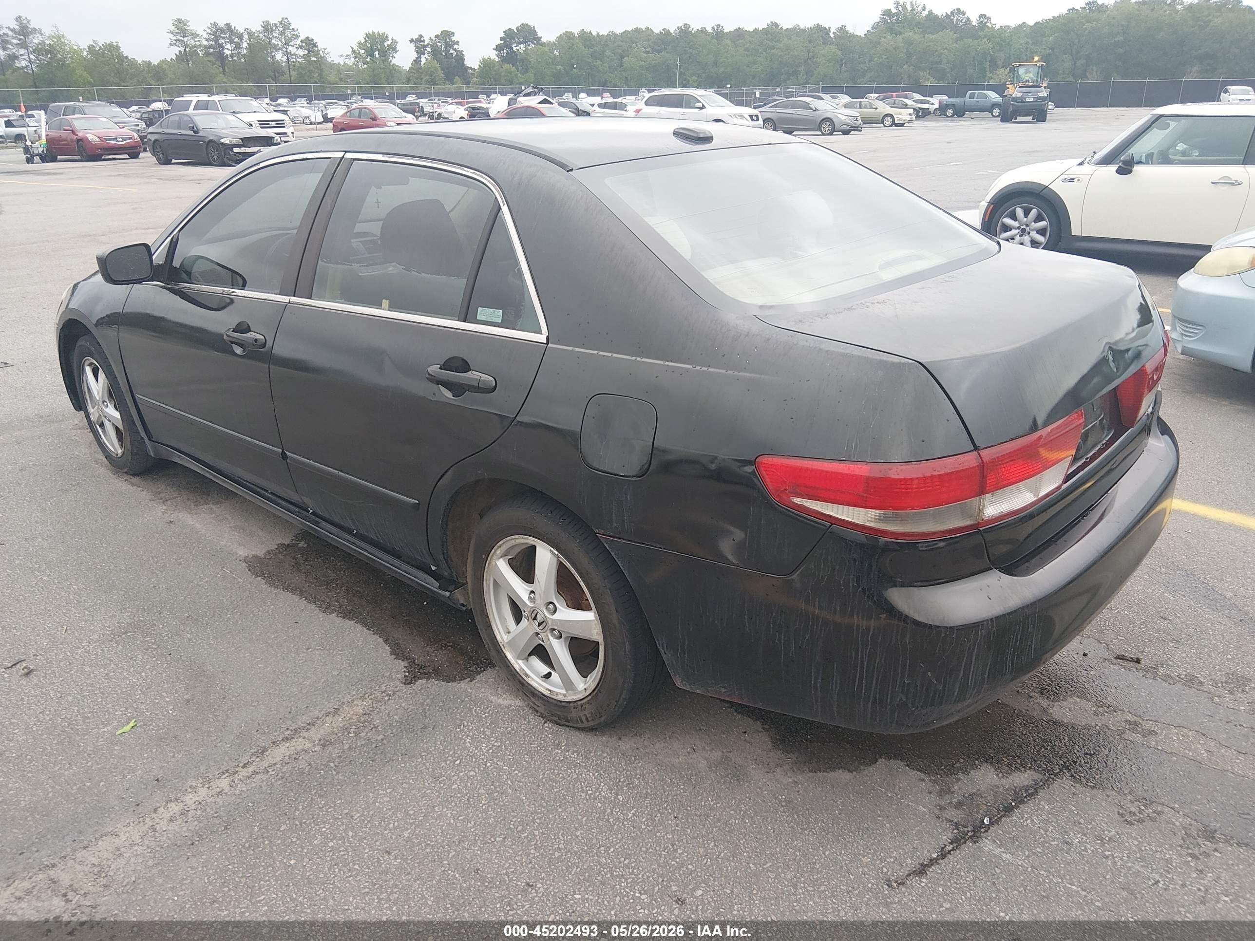 2004 Honda Accord 2.4 Ex Black vin: 1HGCM567X4A041367