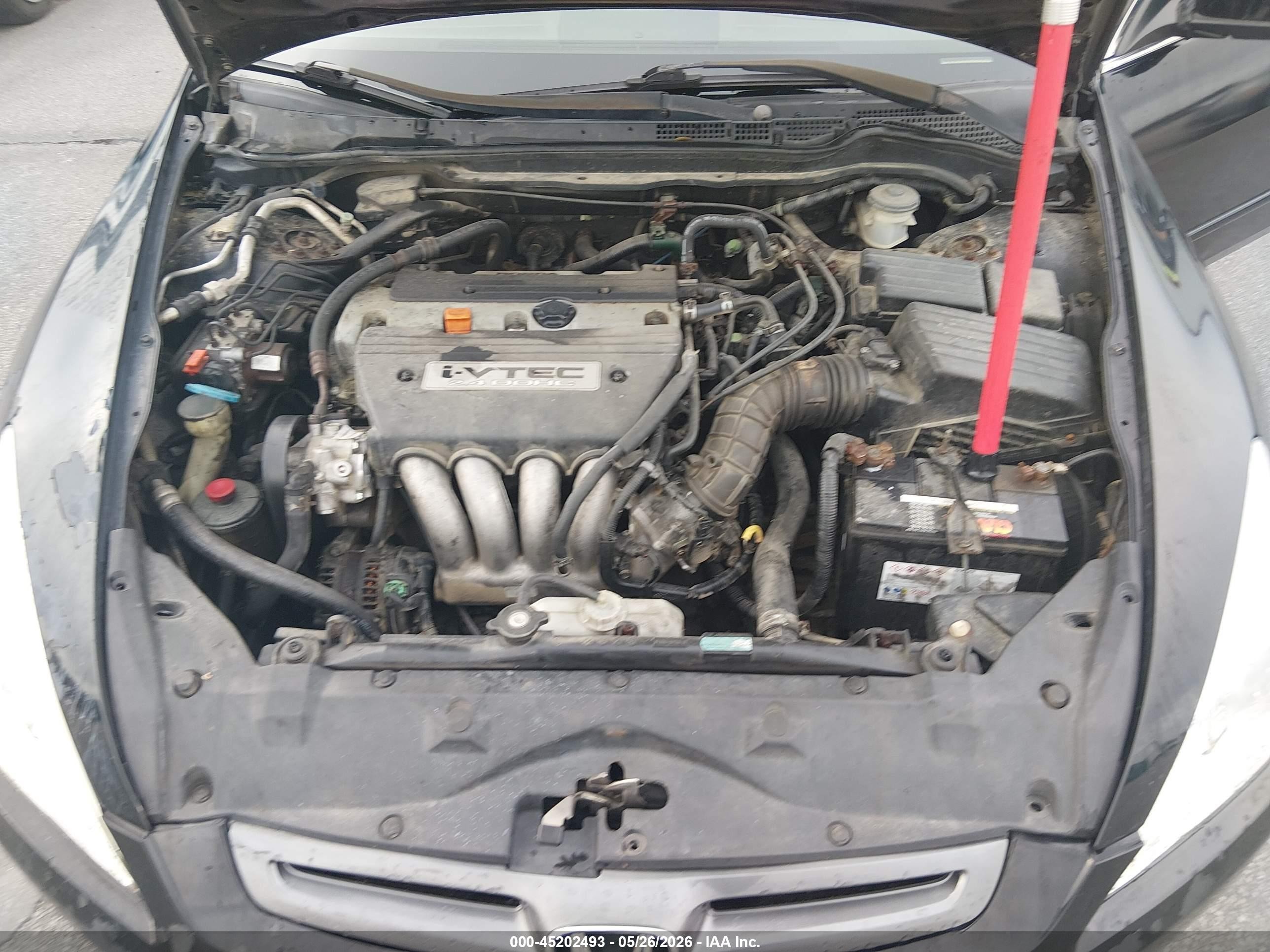 2004 Honda Accord 2.4 Ex Black vin: 1HGCM567X4A041367