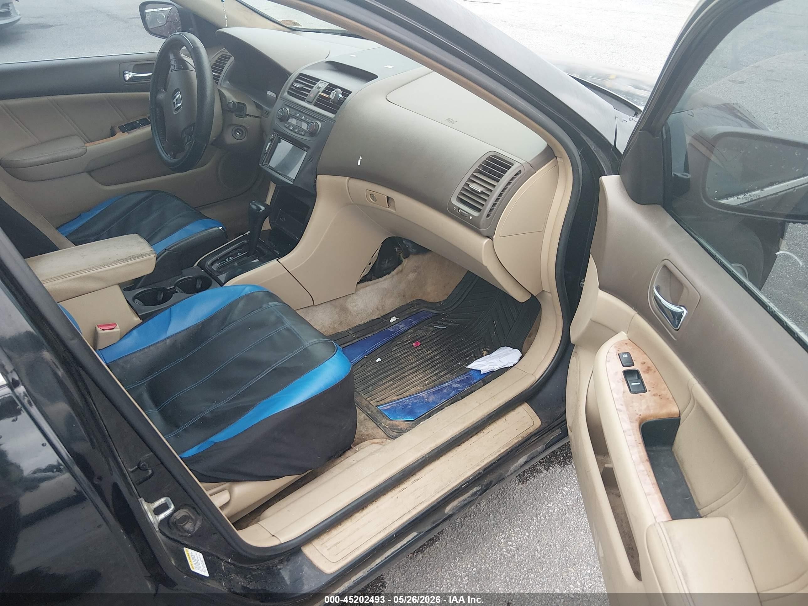 2004 Honda Accord 2.4 Ex Black vin: 1HGCM567X4A041367
