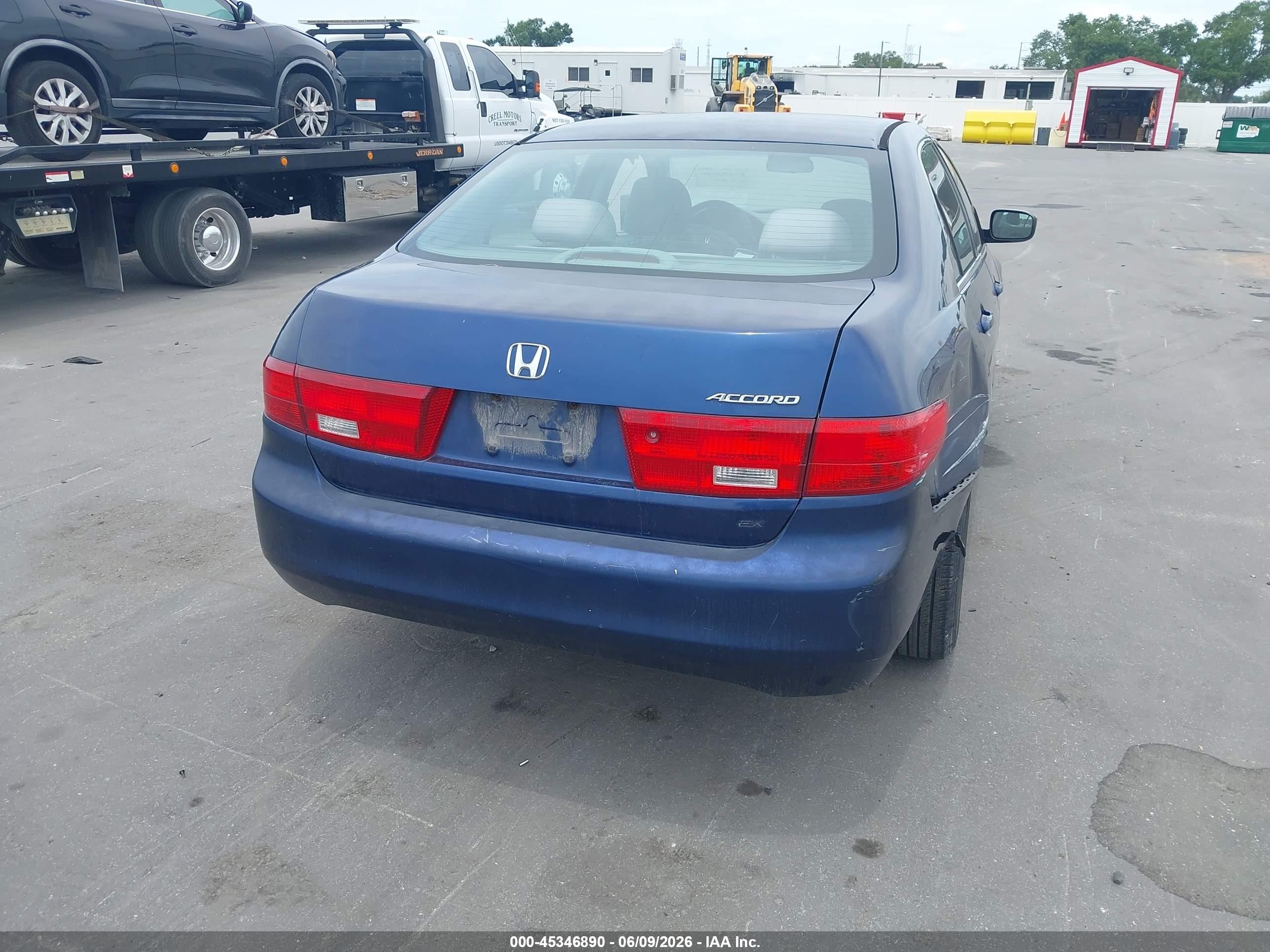 2005 Honda Accord 2.4 Ex Blue vin: 1HGCM567X5A070160