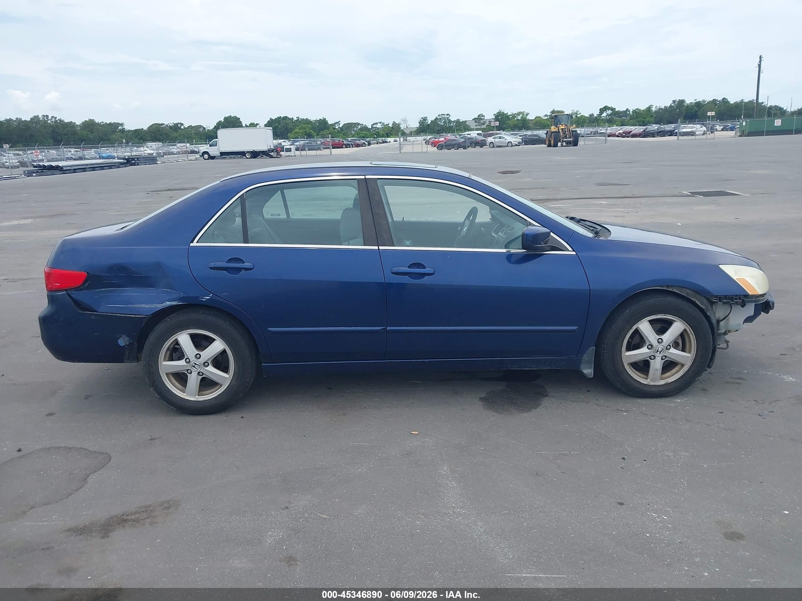 2005 Honda Accord 2.4 Ex Blue vin: 1HGCM567X5A070160