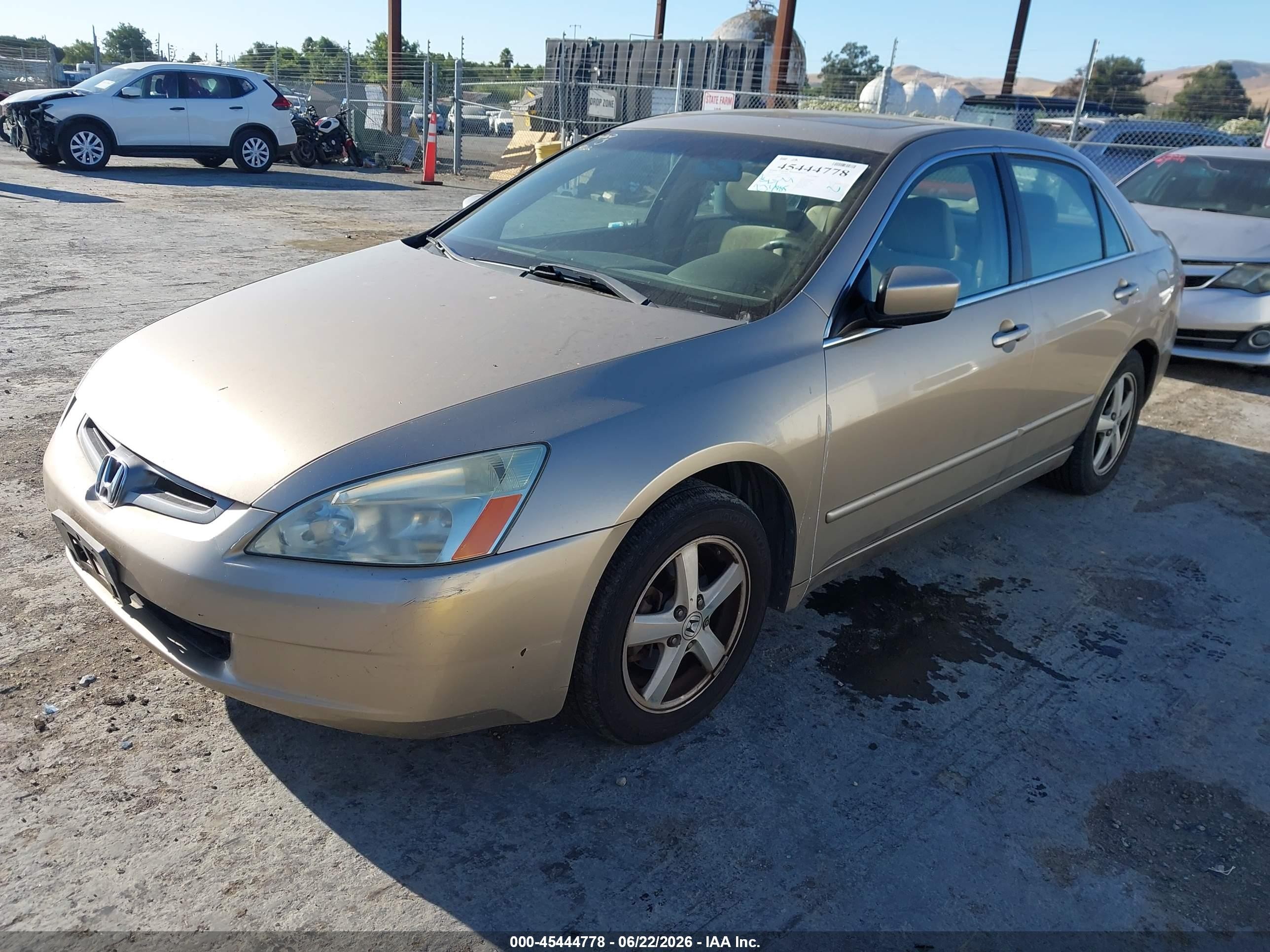 2005 Honda Accord 2.4 Ex Gold vin: 1HGCM567X5A128137