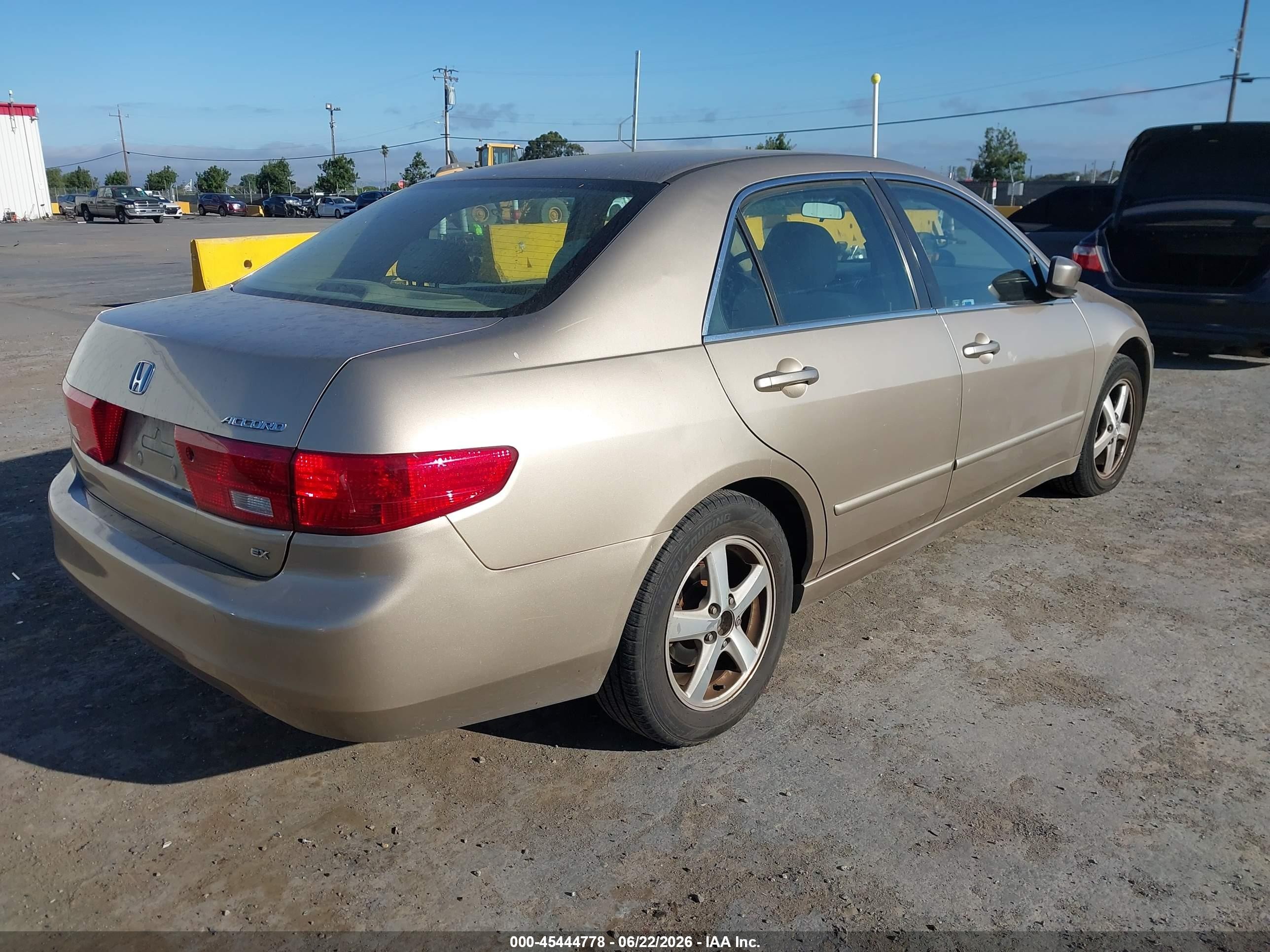 2005 Honda Accord 2.4 Ex Gold vin: 1HGCM567X5A128137