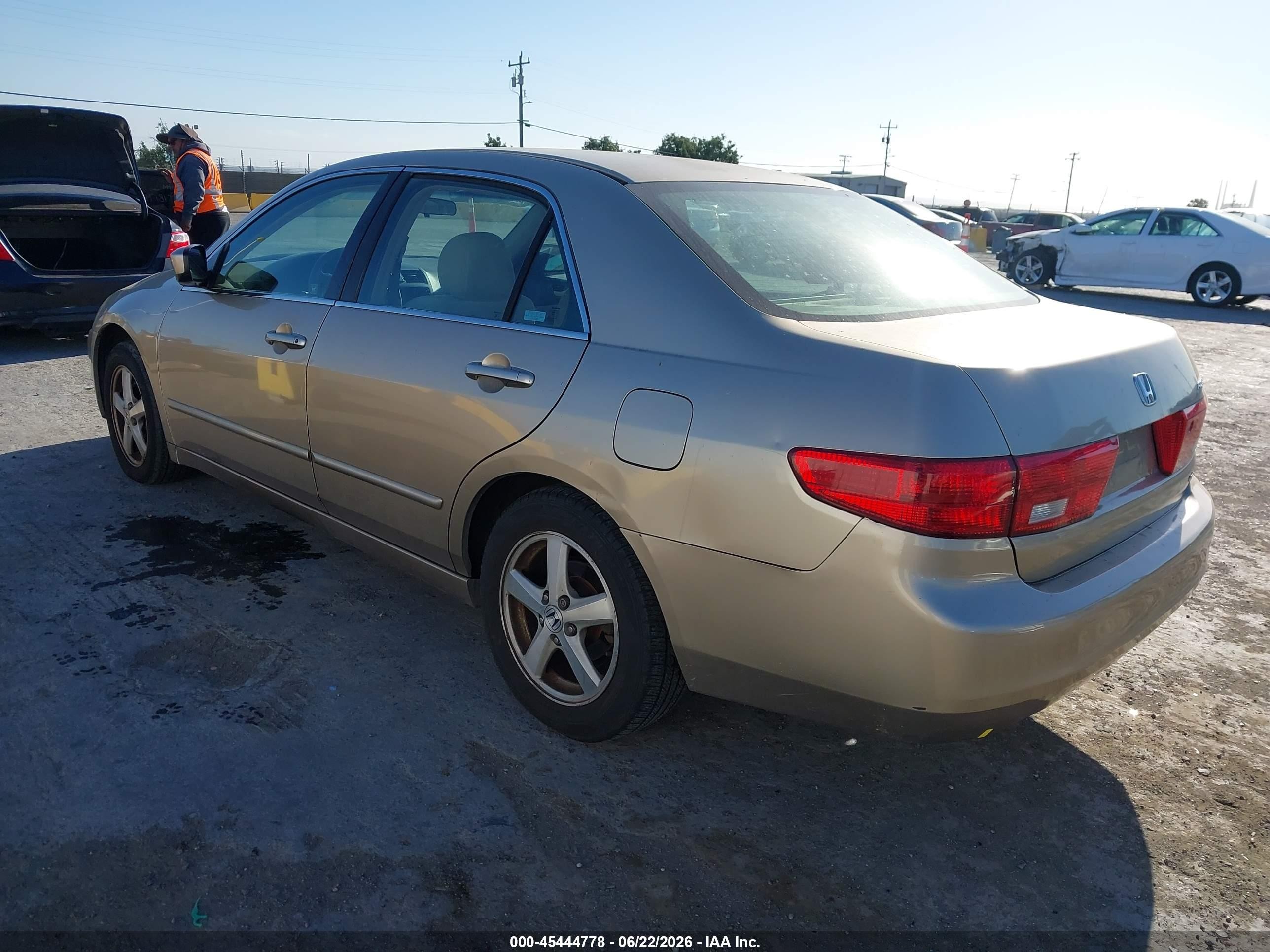 2005 Honda Accord 2.4 Ex Gold vin: 1HGCM567X5A128137