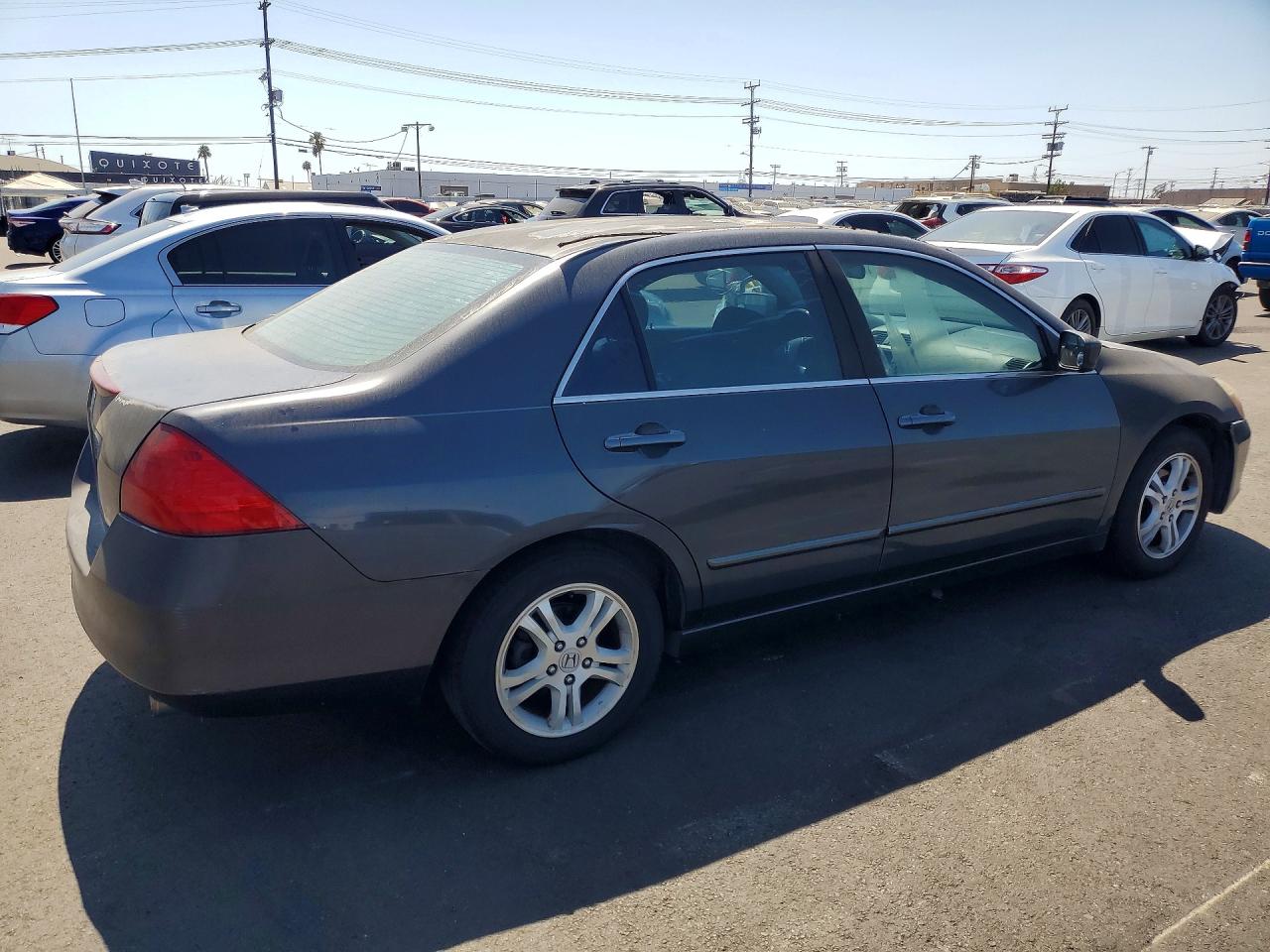 2006 Honda Accord Ex Gray vin: 1HGCM567X6A010672