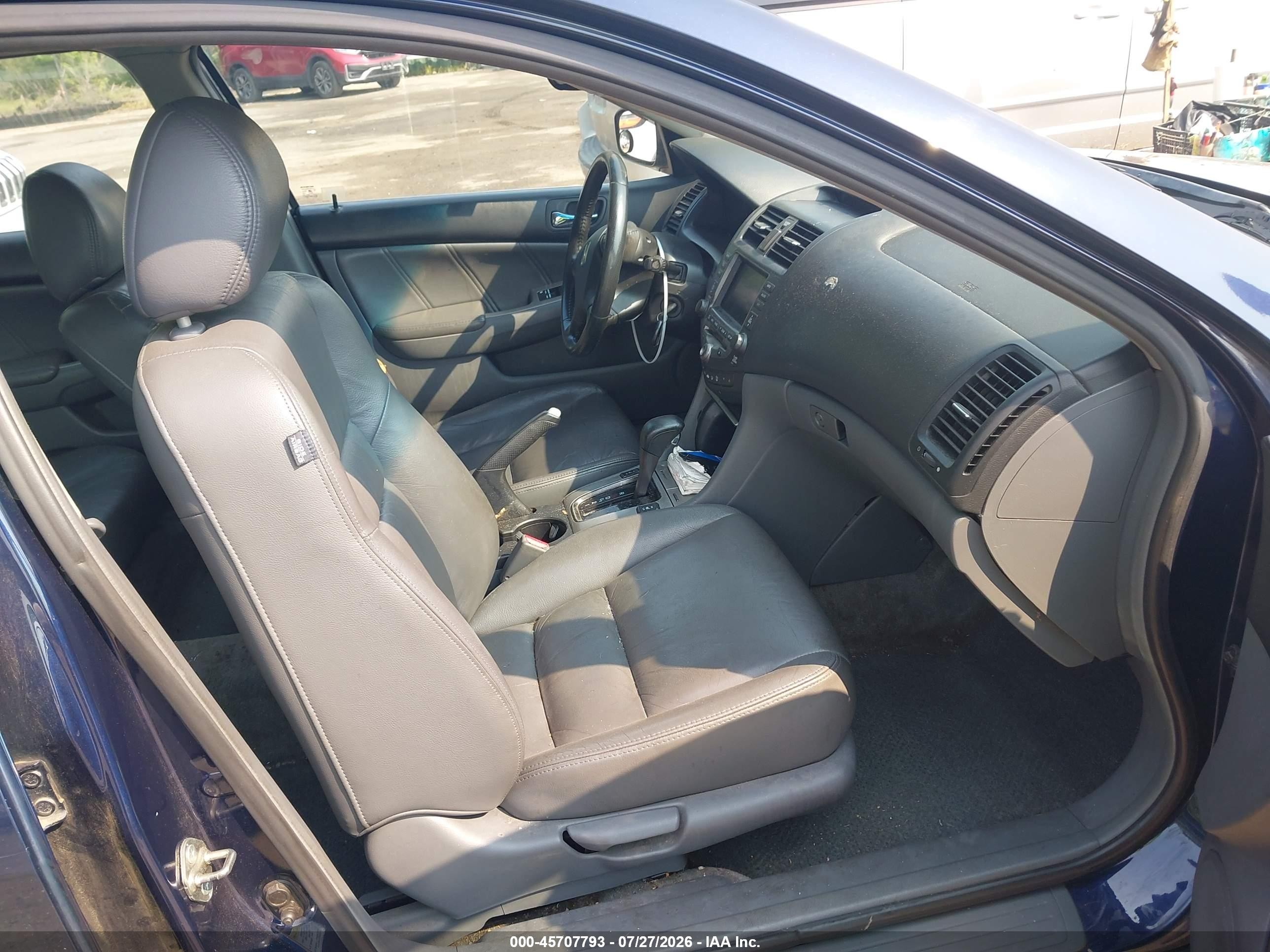 2006 Honda Accord 2.4 Ex Blue vin: 1HGCM567X6A040982