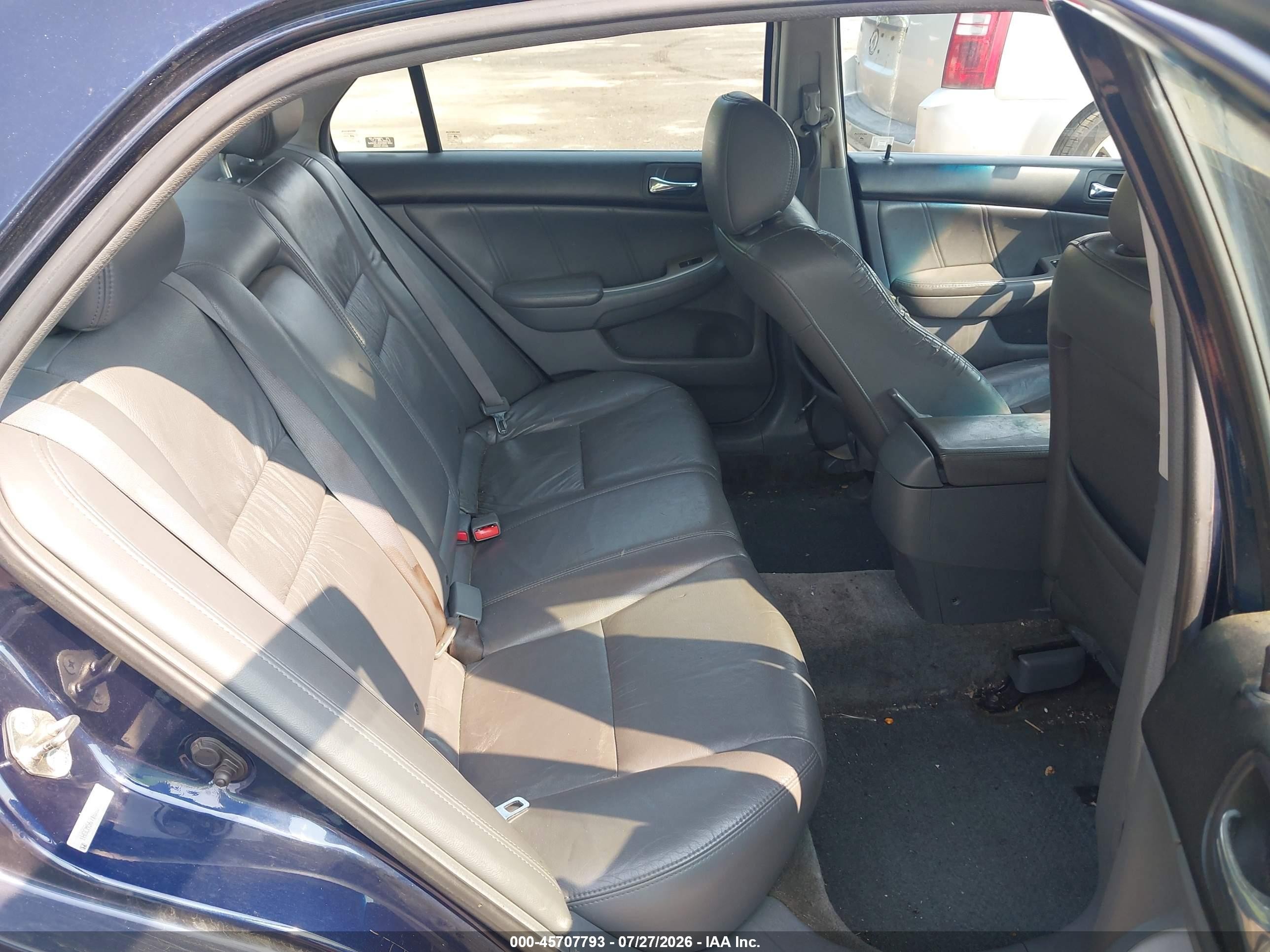 2006 Honda Accord 2.4 Ex Blue vin: 1HGCM567X6A040982