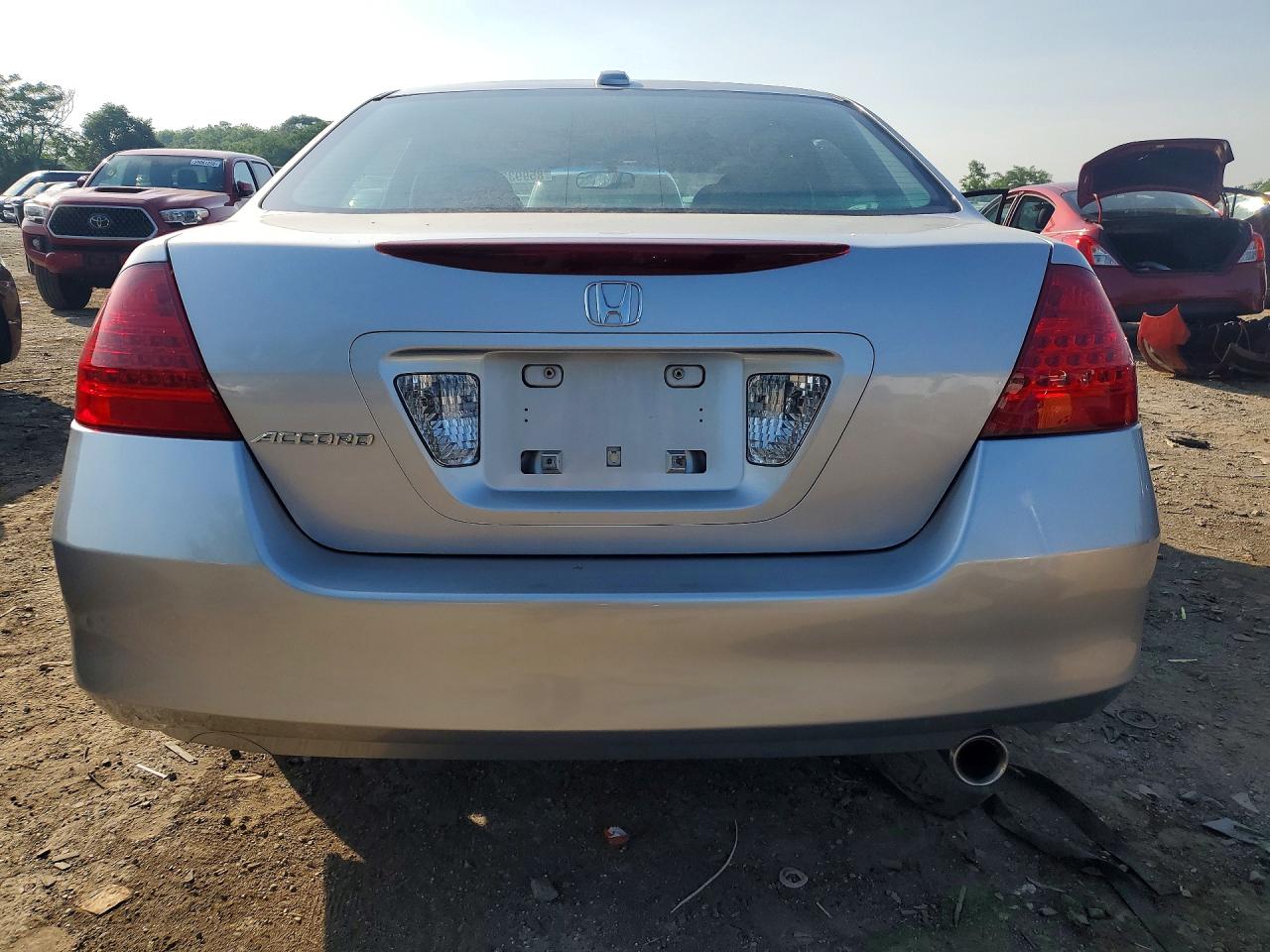2006 Honda Accord Ex Silver vin: 1HGCM567X6A041145