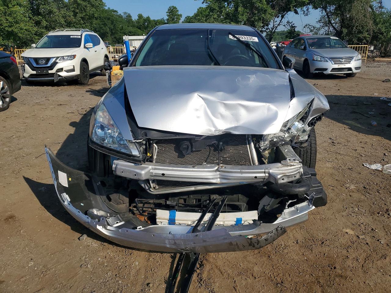 2006 Honda Accord Ex Silver vin: 1HGCM567X6A041145