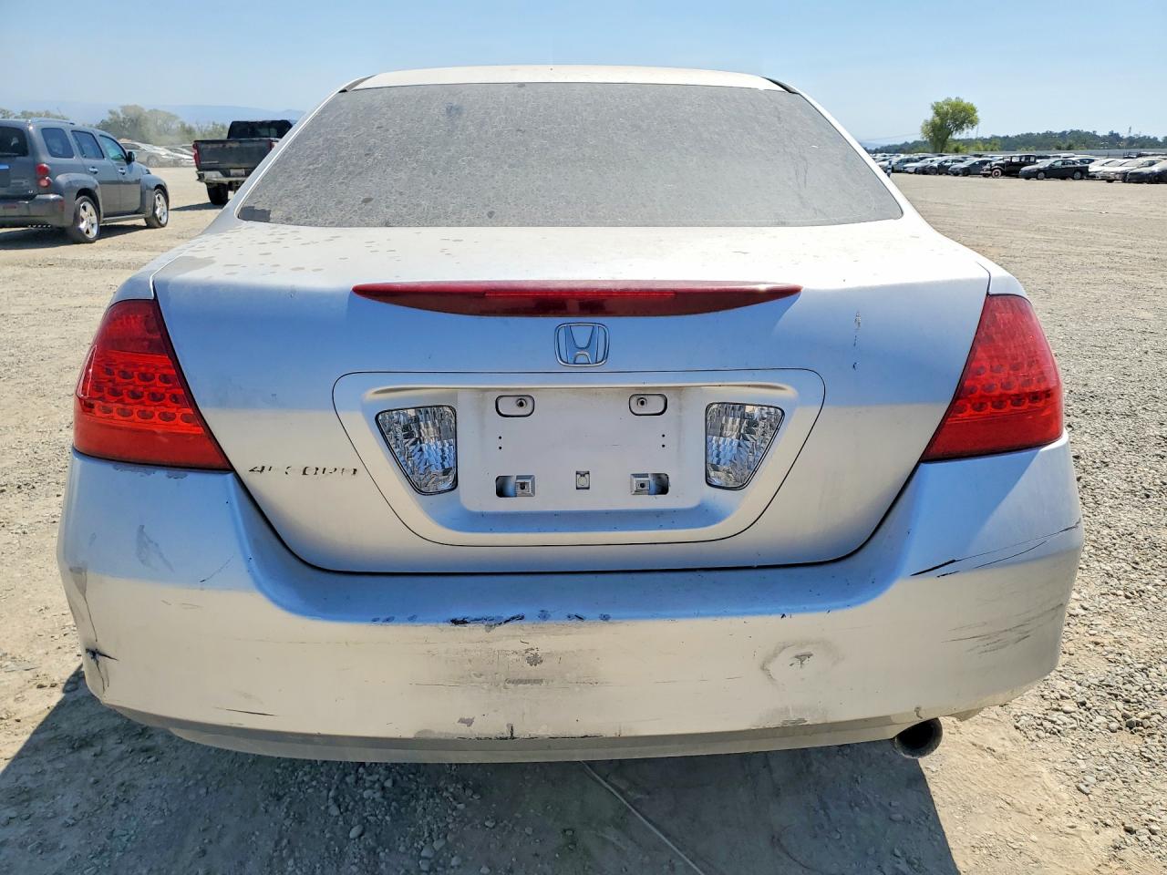 2006 Honda Accord Ex Silver vin: 1HGCM567X6A055563
