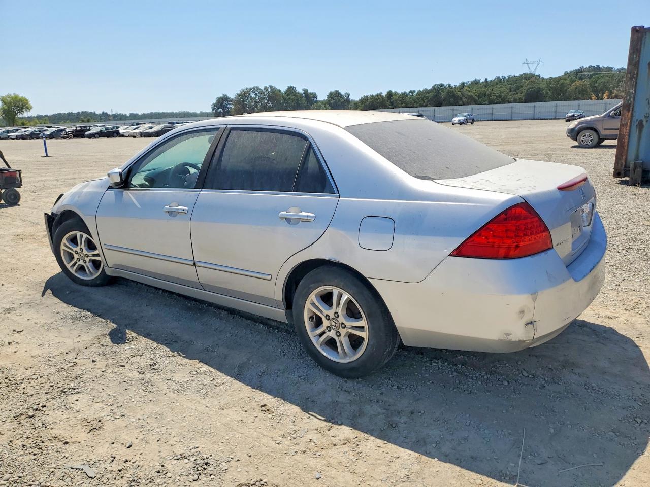2006 Honda Accord Ex Silver vin: 1HGCM567X6A055563