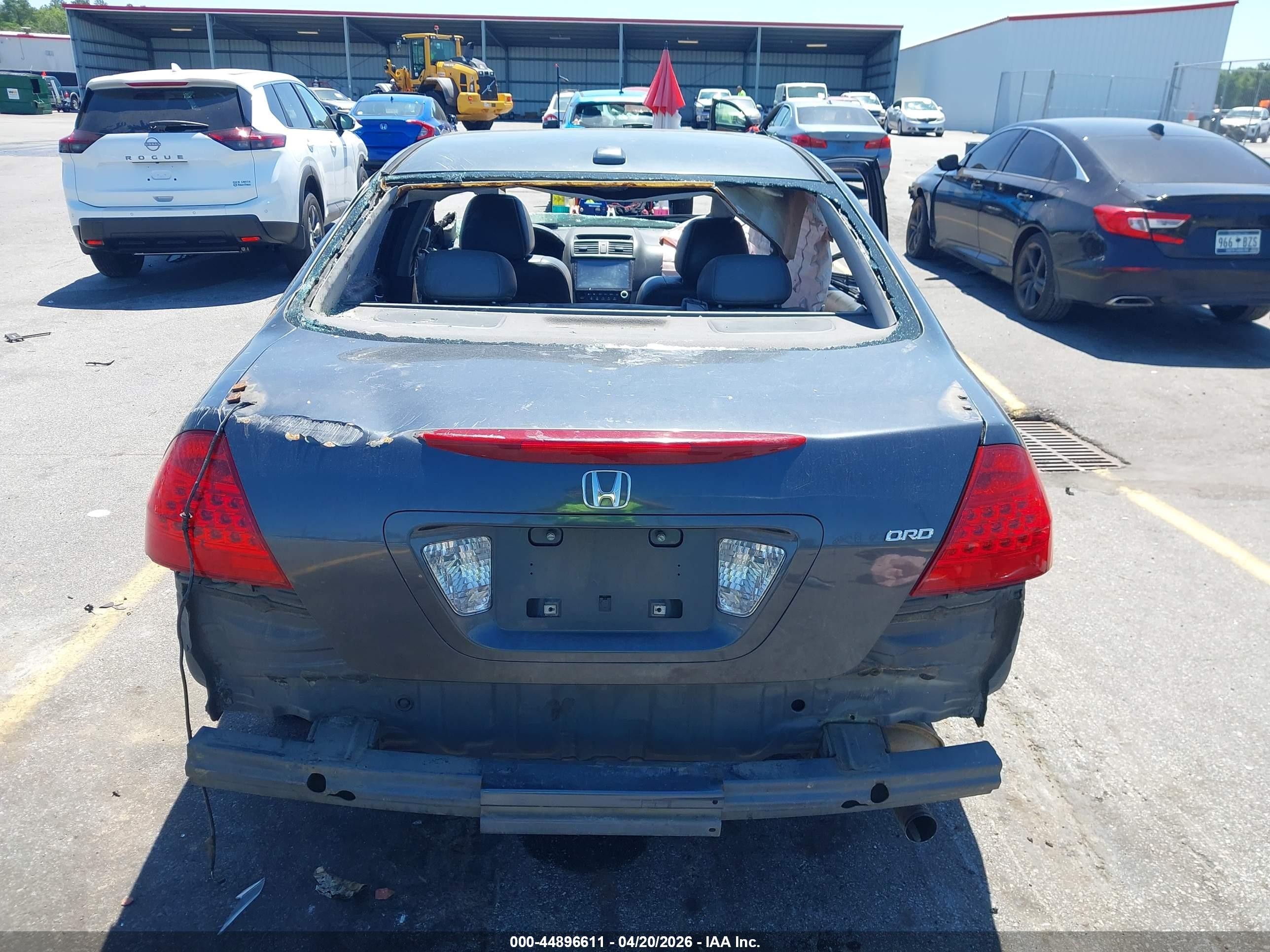 2006 Honda Accord 2.4 Ex Gray vin: 1HGCM567X6A103532