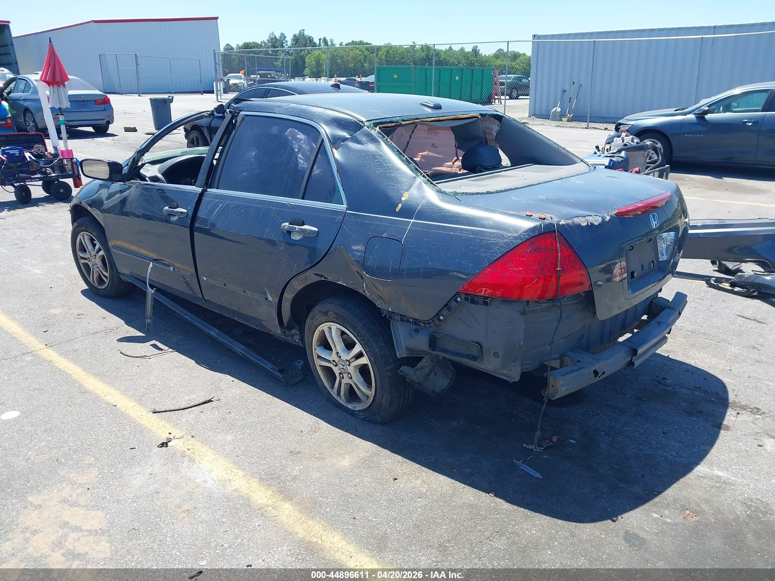 2006 Honda Accord 2.4 Ex Gray vin: 1HGCM567X6A103532