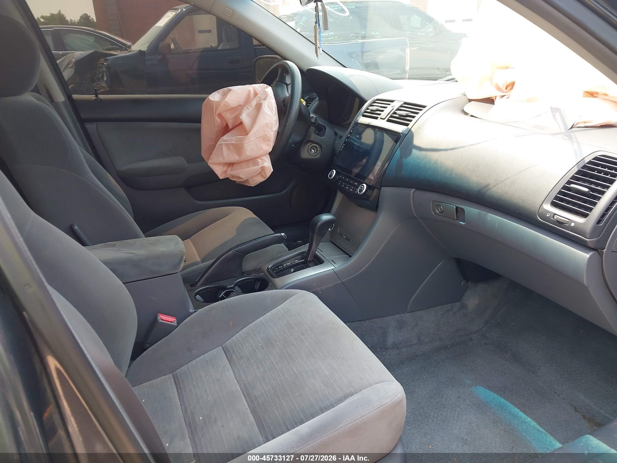2006 Honda Accord 2.4 Ex Синий vin: 1HGCM567X6A110626
