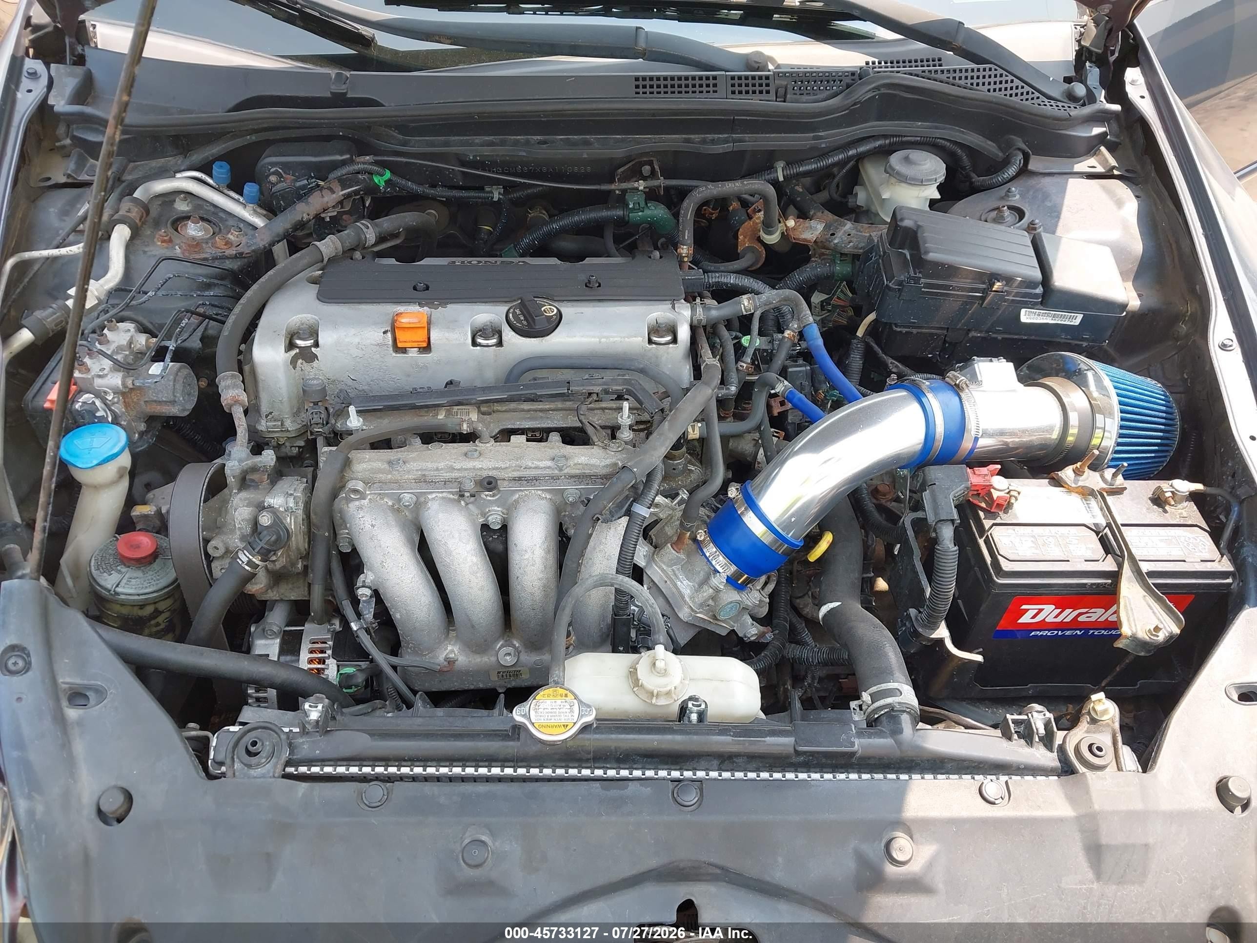 2006 Honda Accord 2.4 Ex Синий vin: 1HGCM567X6A110626