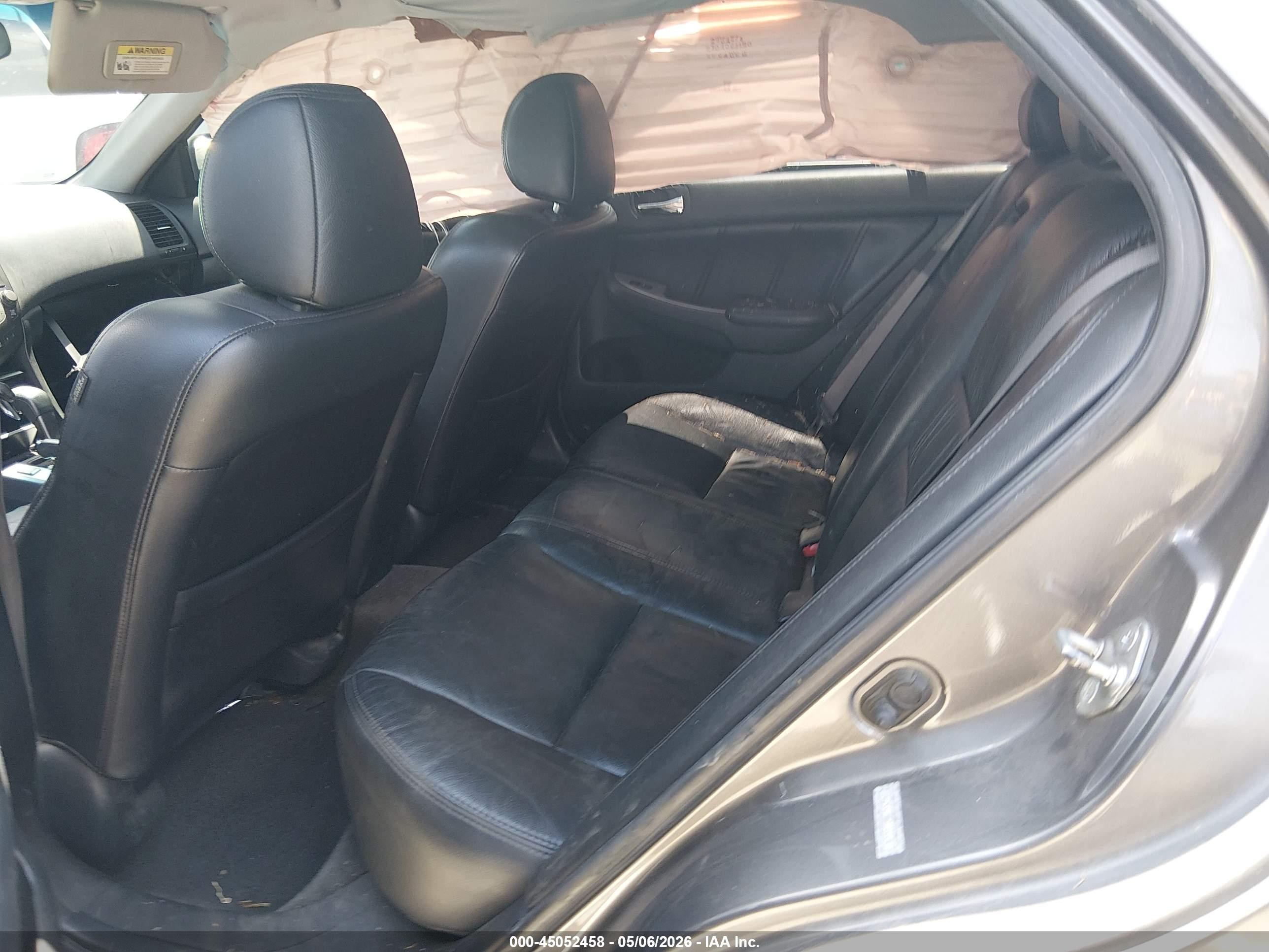 2006 Honda Accord 2.4 Ex Gray vin: 1HGCM567X6A144324