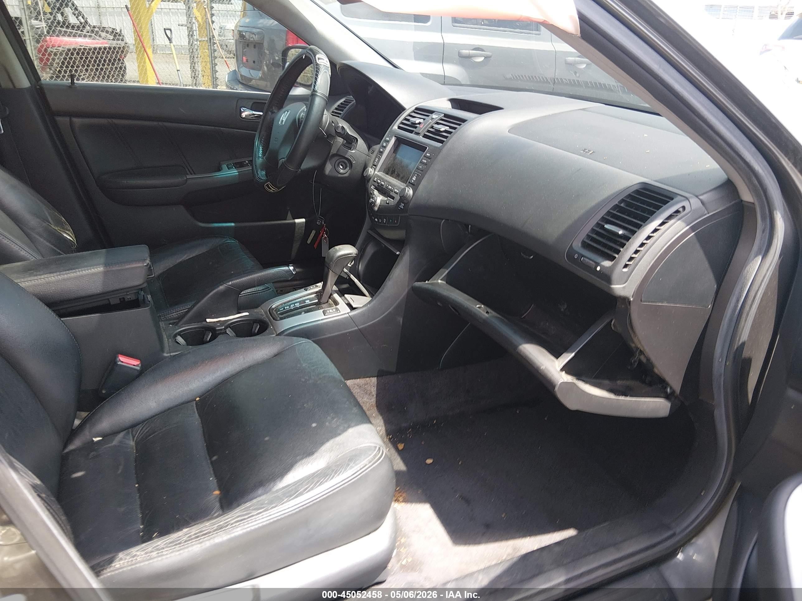 2006 Honda Accord 2.4 Ex Gray vin: 1HGCM567X6A144324