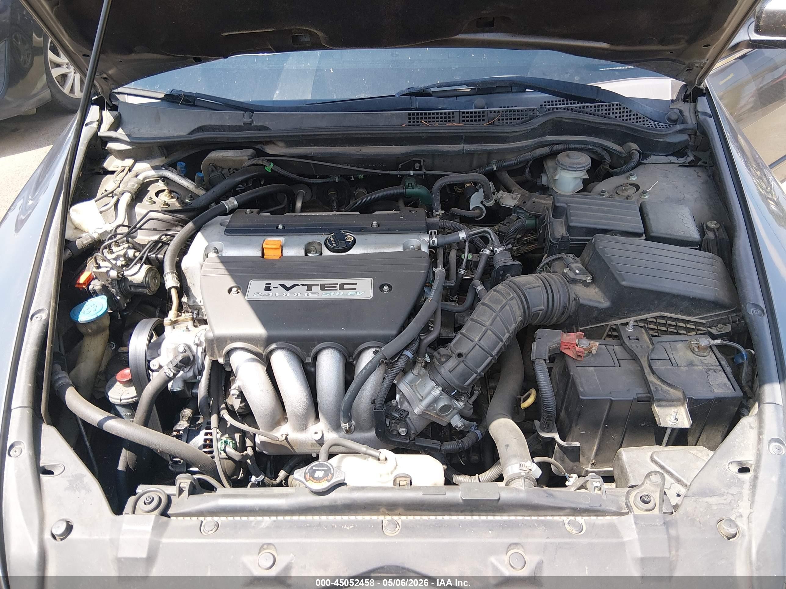 2006 Honda Accord 2.4 Ex Gray vin: 1HGCM567X6A144324