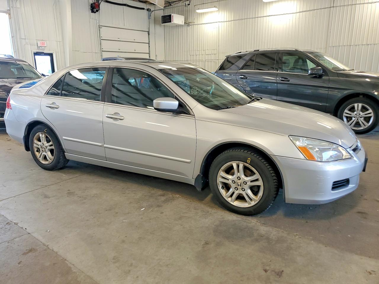 2006 Honda Accord Ex Silver vin: 1HGCM567X6A166811
