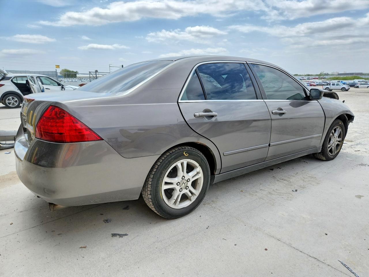 2006 Honda Accord Ex Gray vin: 1HGCM567X6A167652