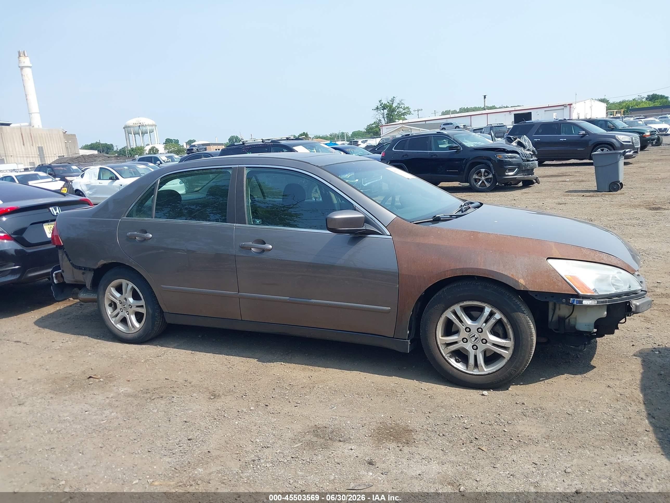 2006 Honda Accord 2.4 Ex Gray vin: 1HGCM567X6A184063