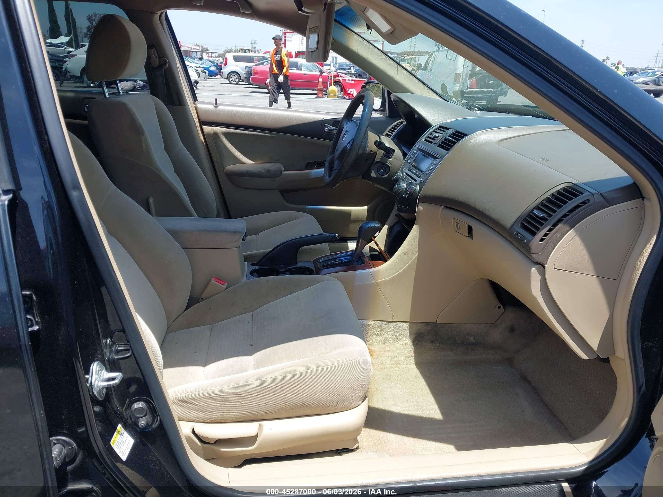 2007 Honda Accord 2.4 Ex Black vin: 1HGCM567X7A028686
