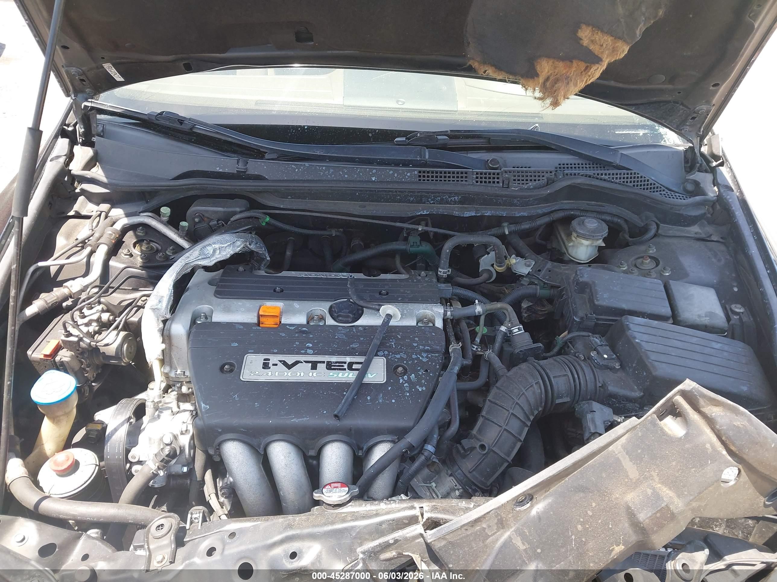 2007 Honda Accord 2.4 Ex Black vin: 1HGCM567X7A028686