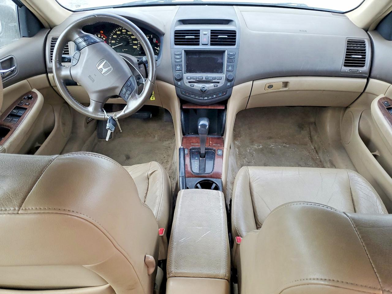 2007 Honda Accord Ex White vin: 1HGCM567X7A032530
