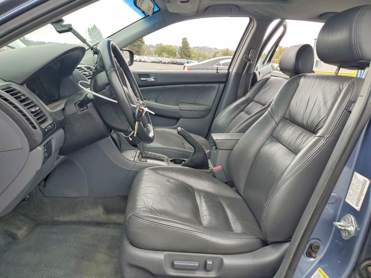 2007 Honda Accord Ex Blue vin: 1HGCM567X7A084840